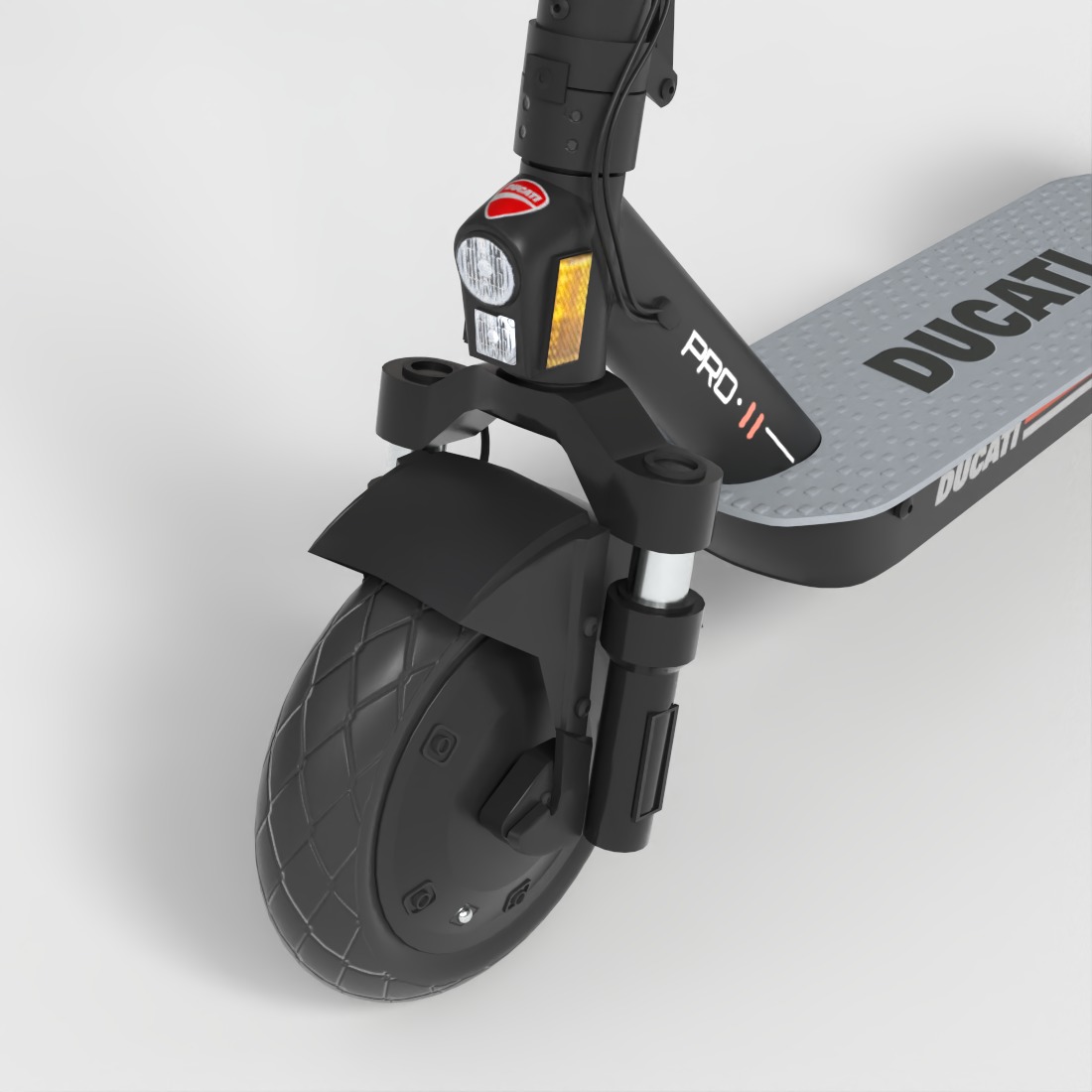 DUCATI ELECTRIC SCOOTER Low-poly 3D model_4