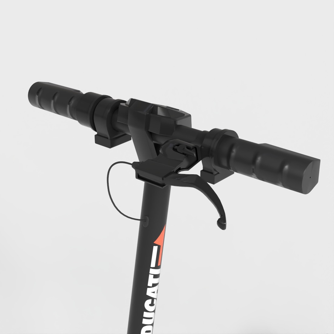 DUCATI ELECTRIC SCOOTER Low-poly 3D model_5