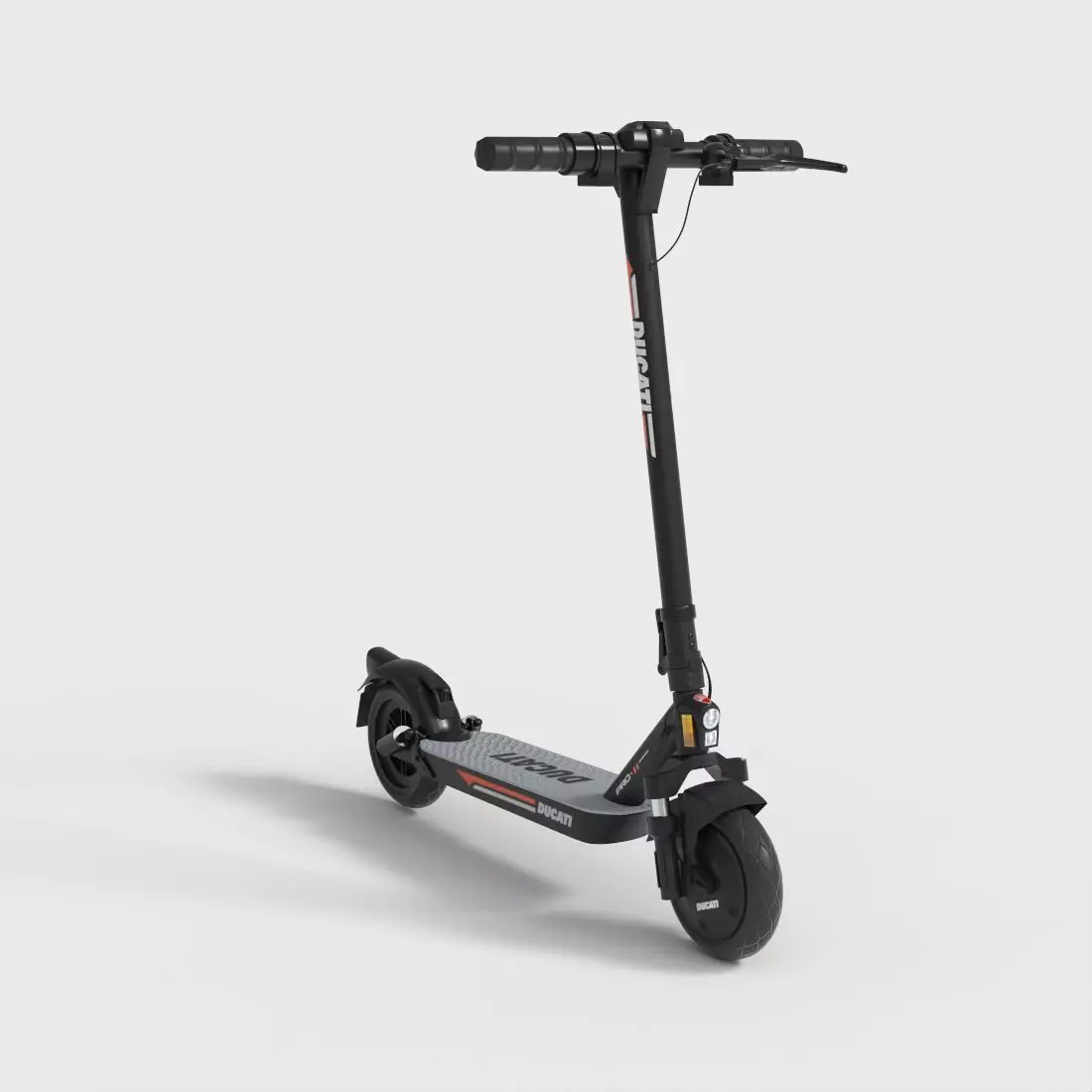 DUCATI ELECTRIC SCOOTER Low-poly 3D model_0