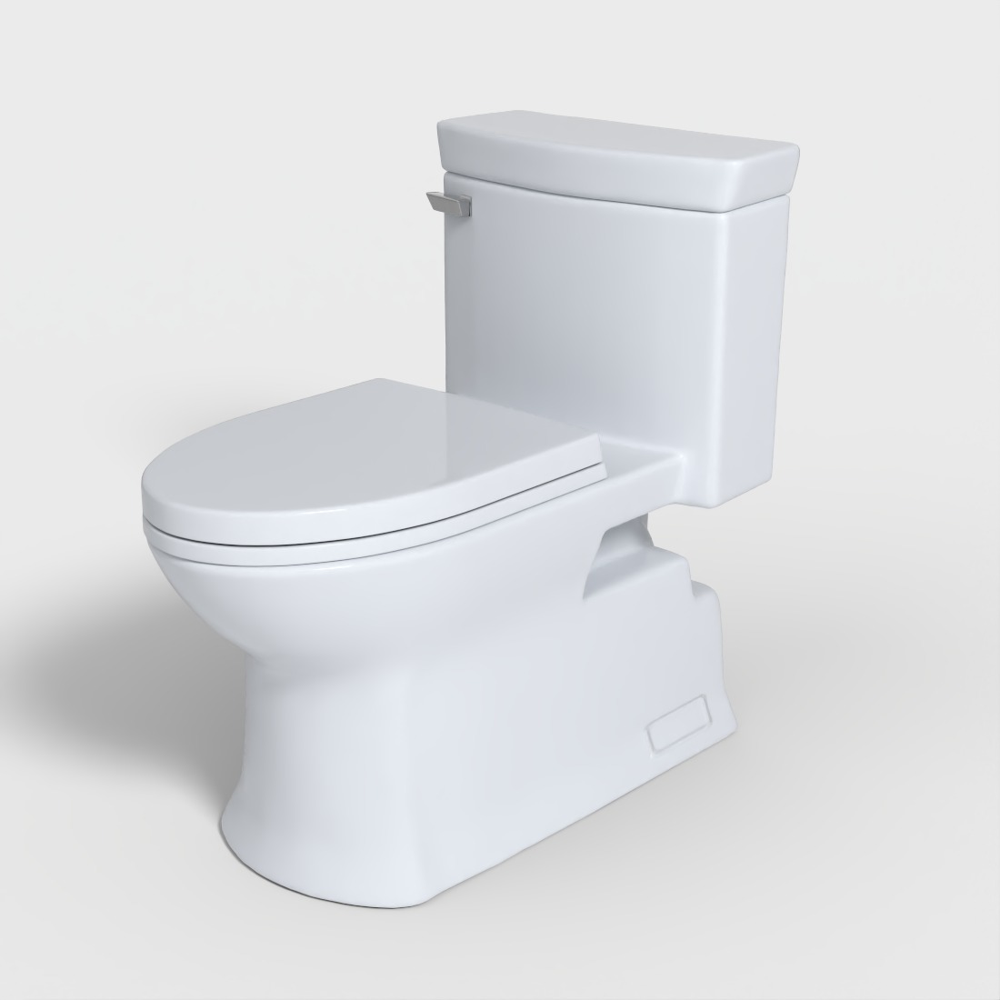 ONE PIECE TOILET Low-poly 3D model_4