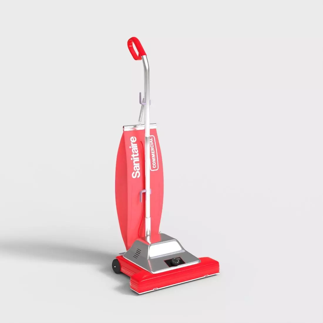 UPRIGHT VACUUM CLEANER Low-poly 3D model_0