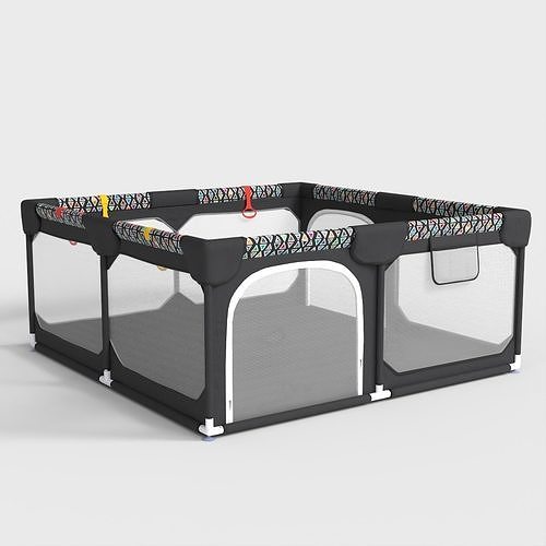 BABY PLAYPEN Low-poly 3D model