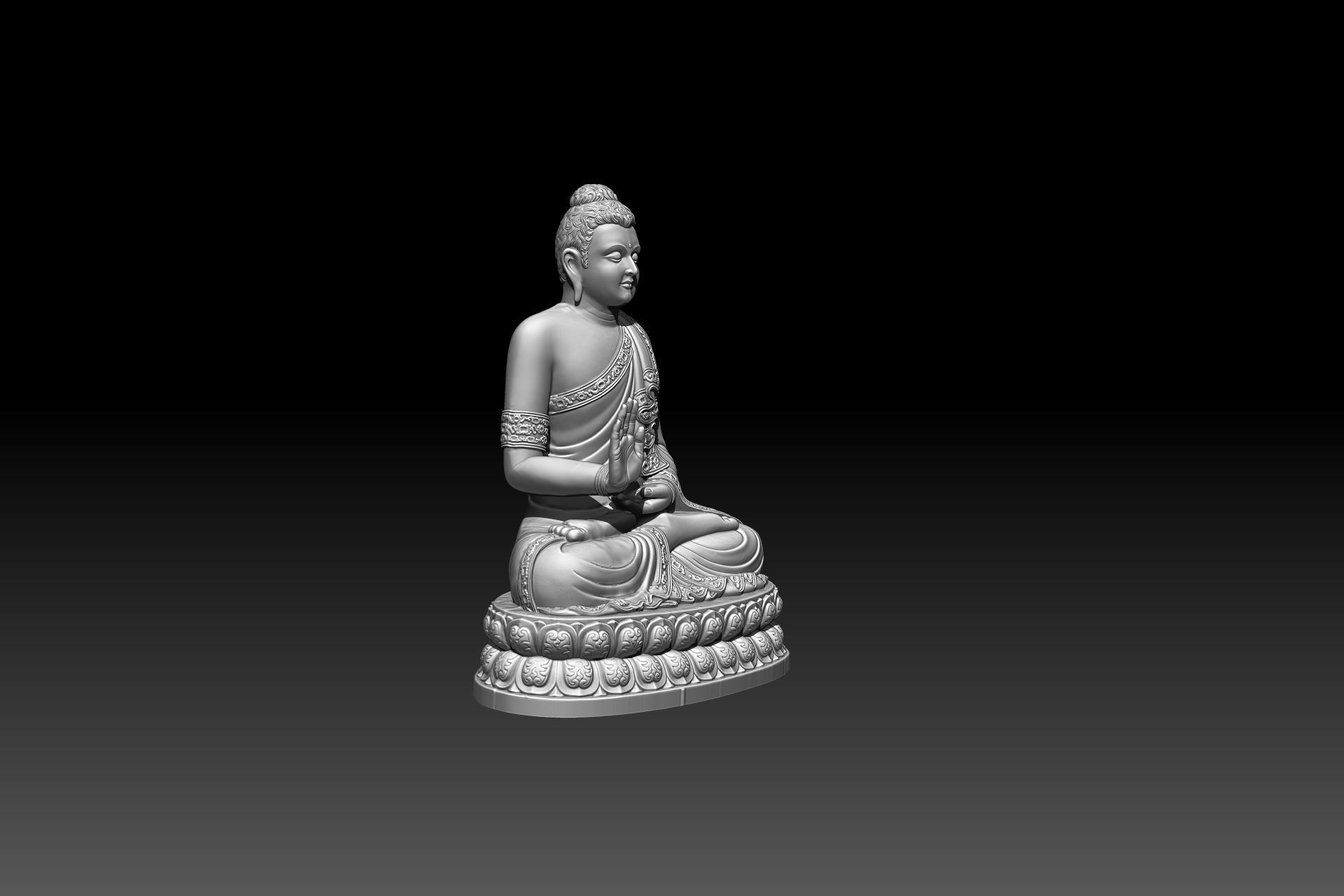 Budha Model for 3D printing 3D print model_2