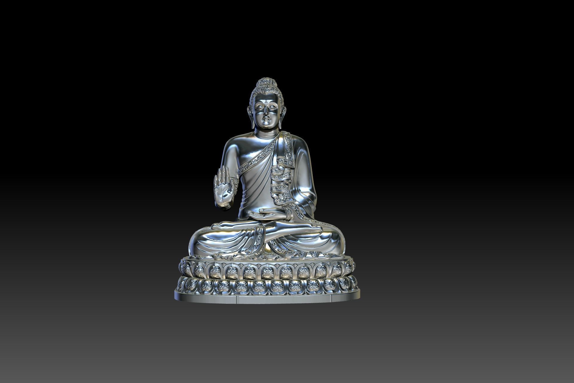 Budha Model for 3D printing 3D print model_8