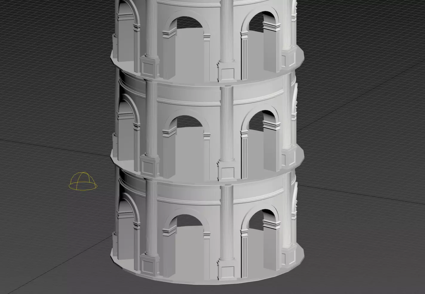 An arch Free 3D model