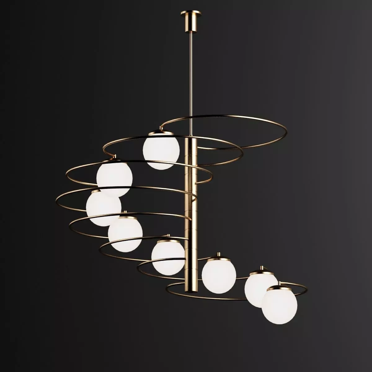 Ceiling light 3D model_0