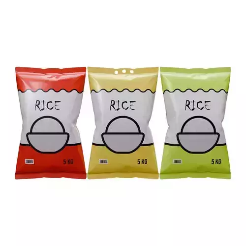 Rice Packaging 3D model