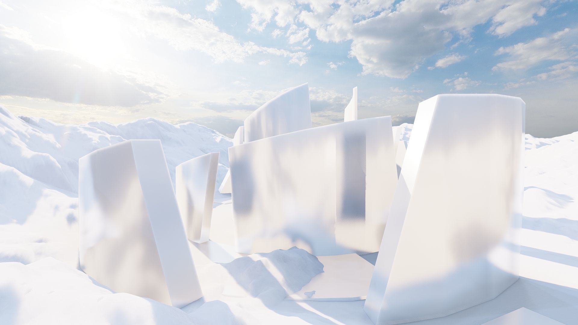 Futuristic Desert Retreat- Modern Oasis 3D model_21