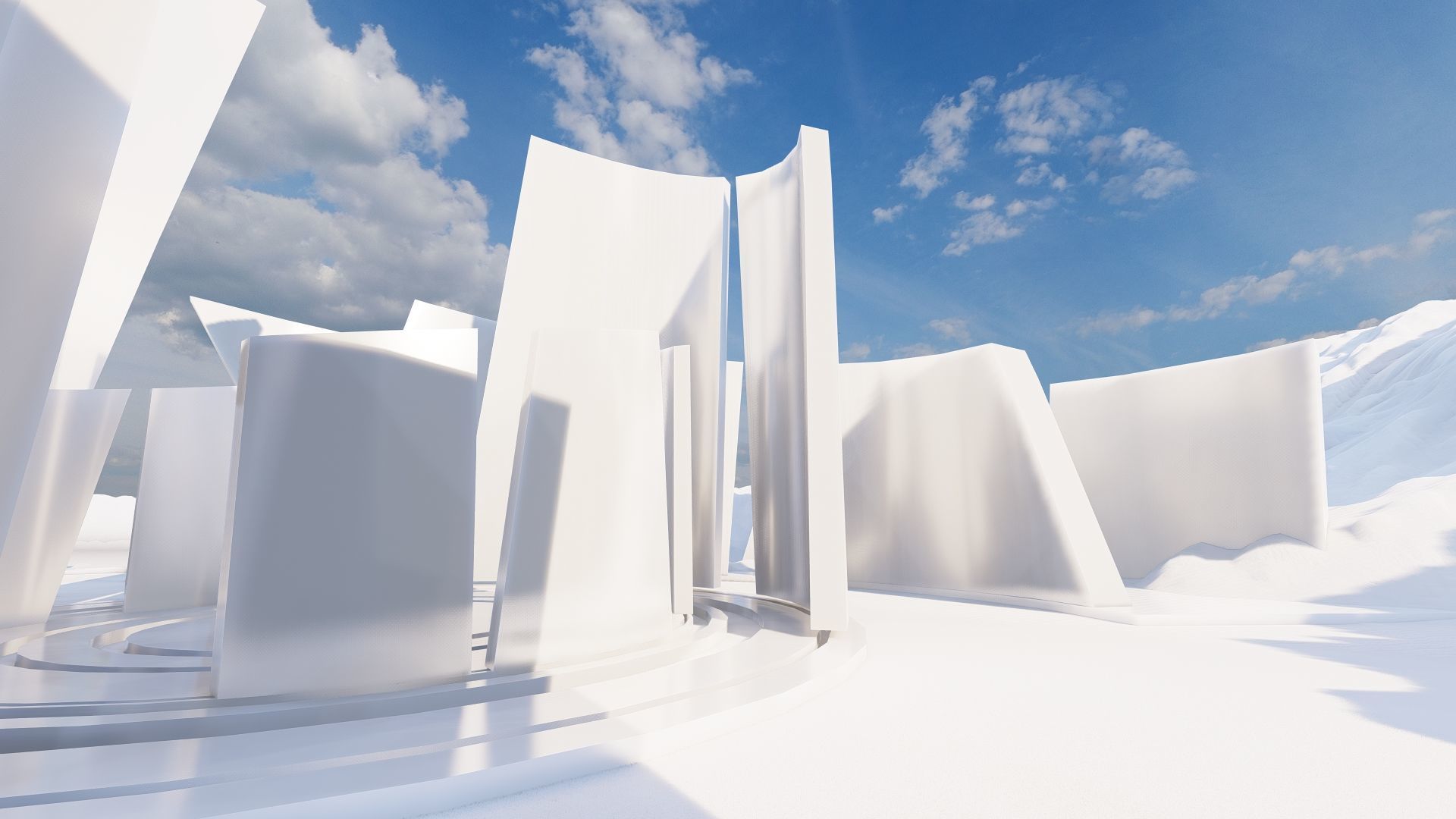 Futuristic Desert Retreat- Modern Oasis 3D model_14