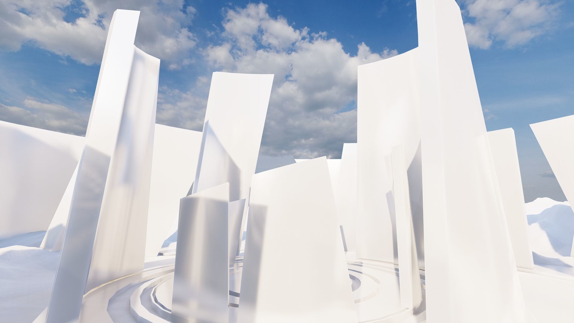 Futuristic Desert Retreat- Modern Oasis 3D model_20