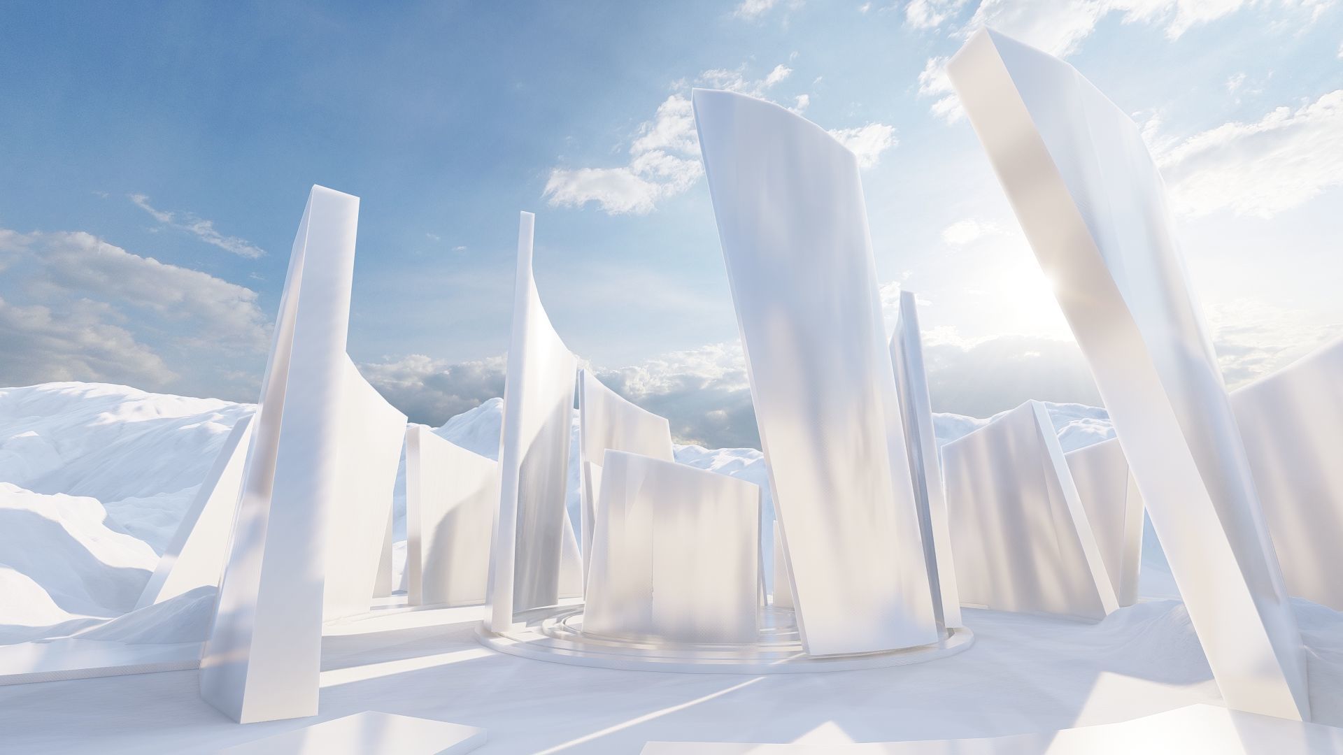 Futuristic Desert Retreat- Modern Oasis 3D model_18