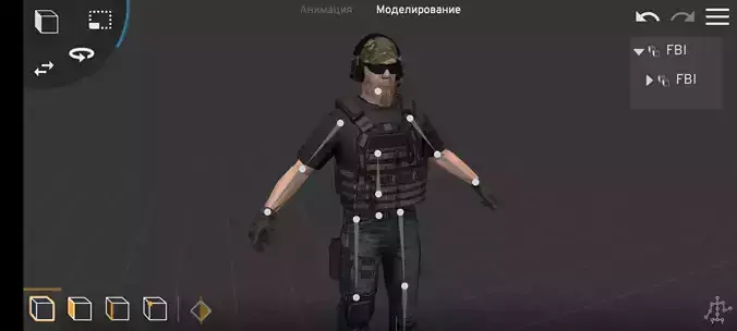 fbi soldier standoff 2 Free 3D model