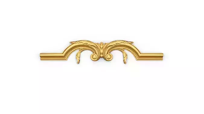 Classic decor ornament carved 09 