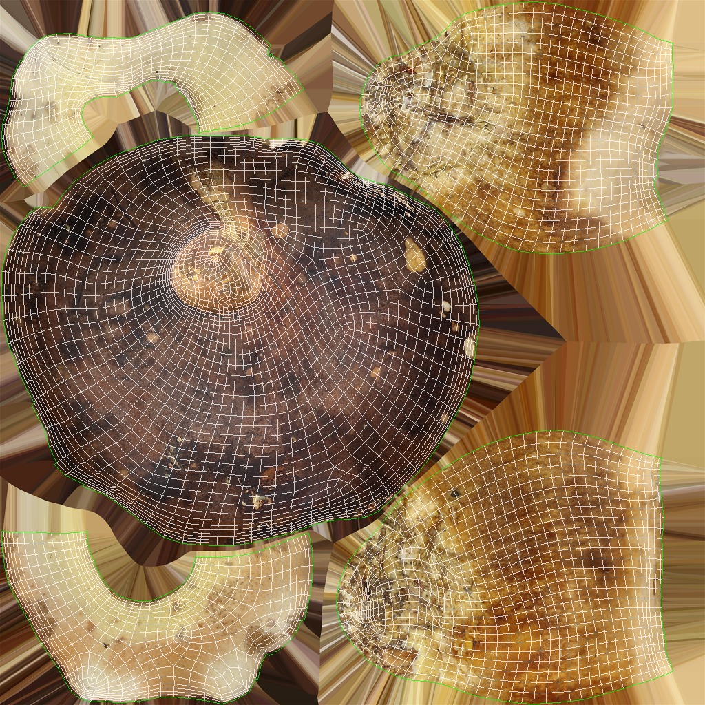 Boletus Badius 01 Low-poly 3D model_10