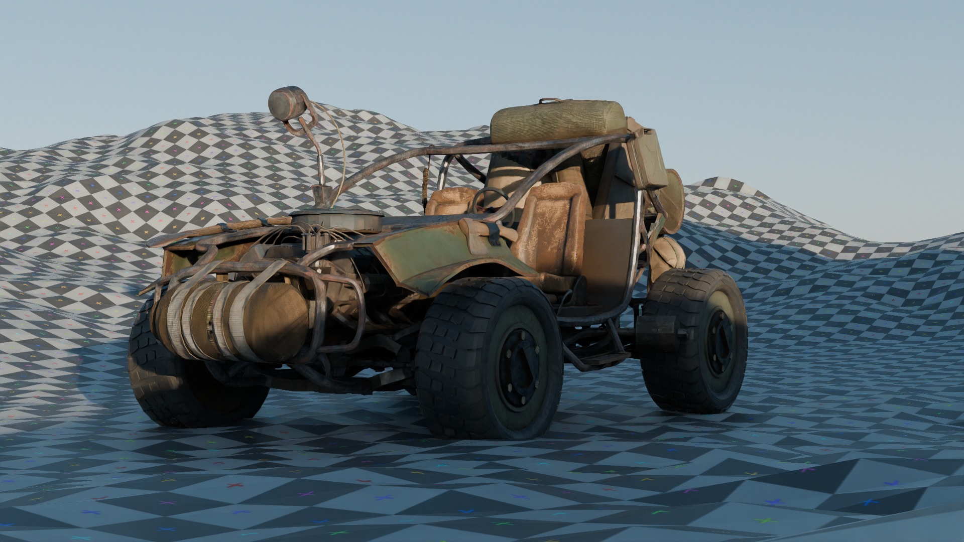 Avatar of MKoegler3D Post apocalyptic Vehicle 3D model_36