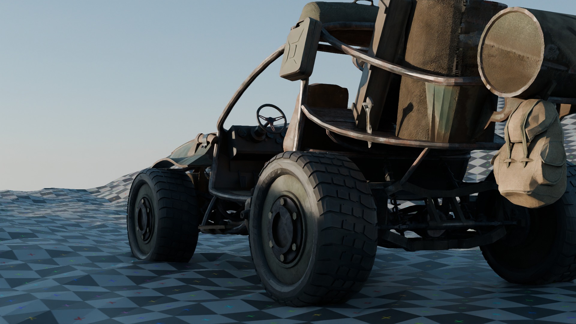 Avatar of MKoegler3D Post apocalyptic Vehicle 3D model_29