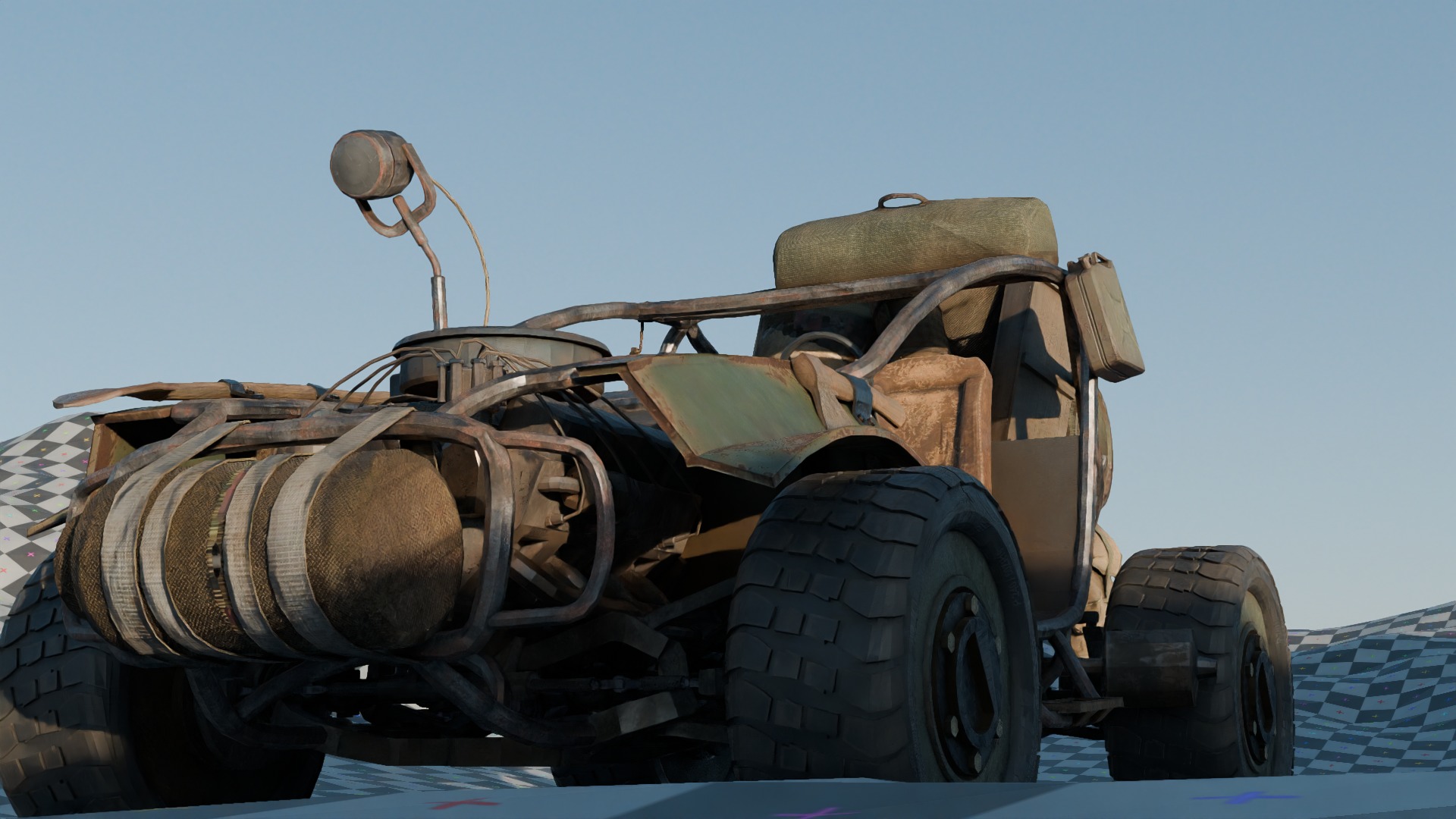 Avatar of MKoegler3D Post apocalyptic Vehicle 3D model_19