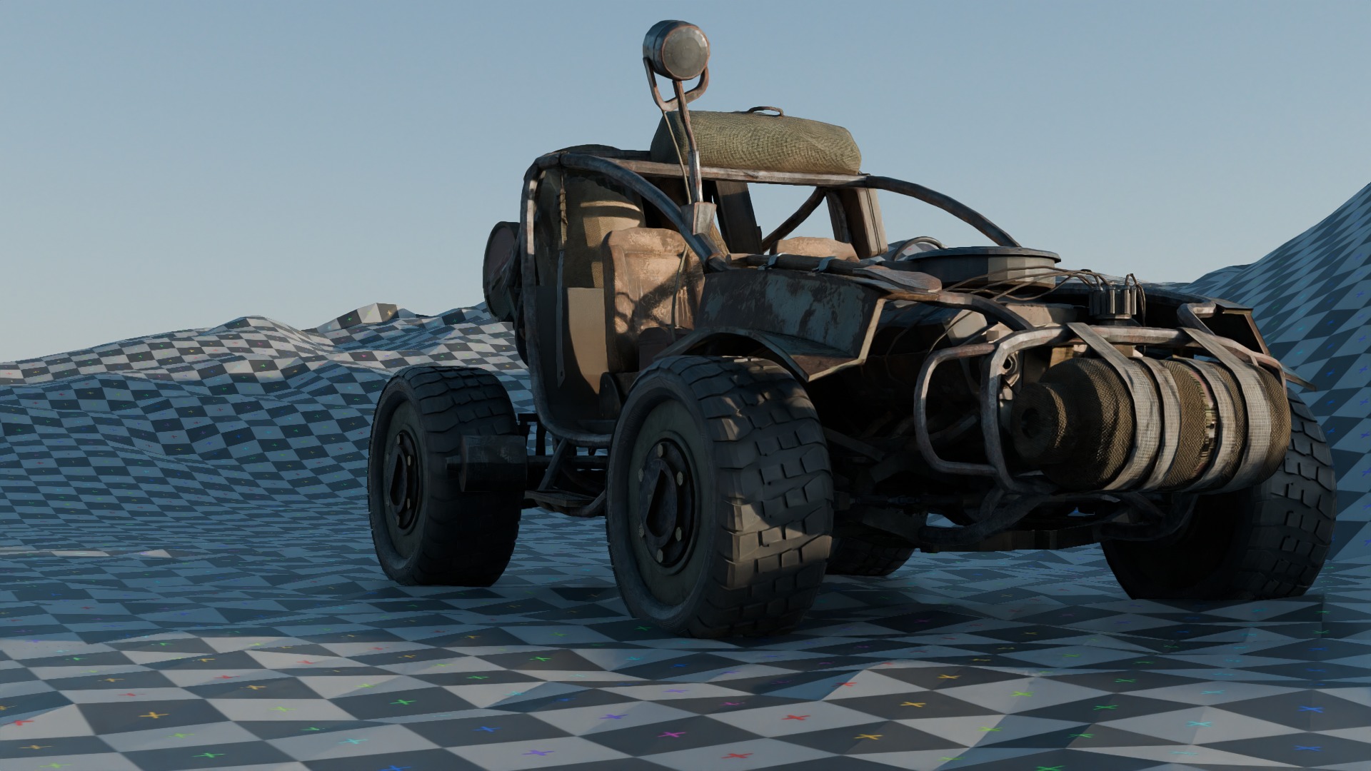 Avatar of MKoegler3D Post apocalyptic Vehicle 3D model_66