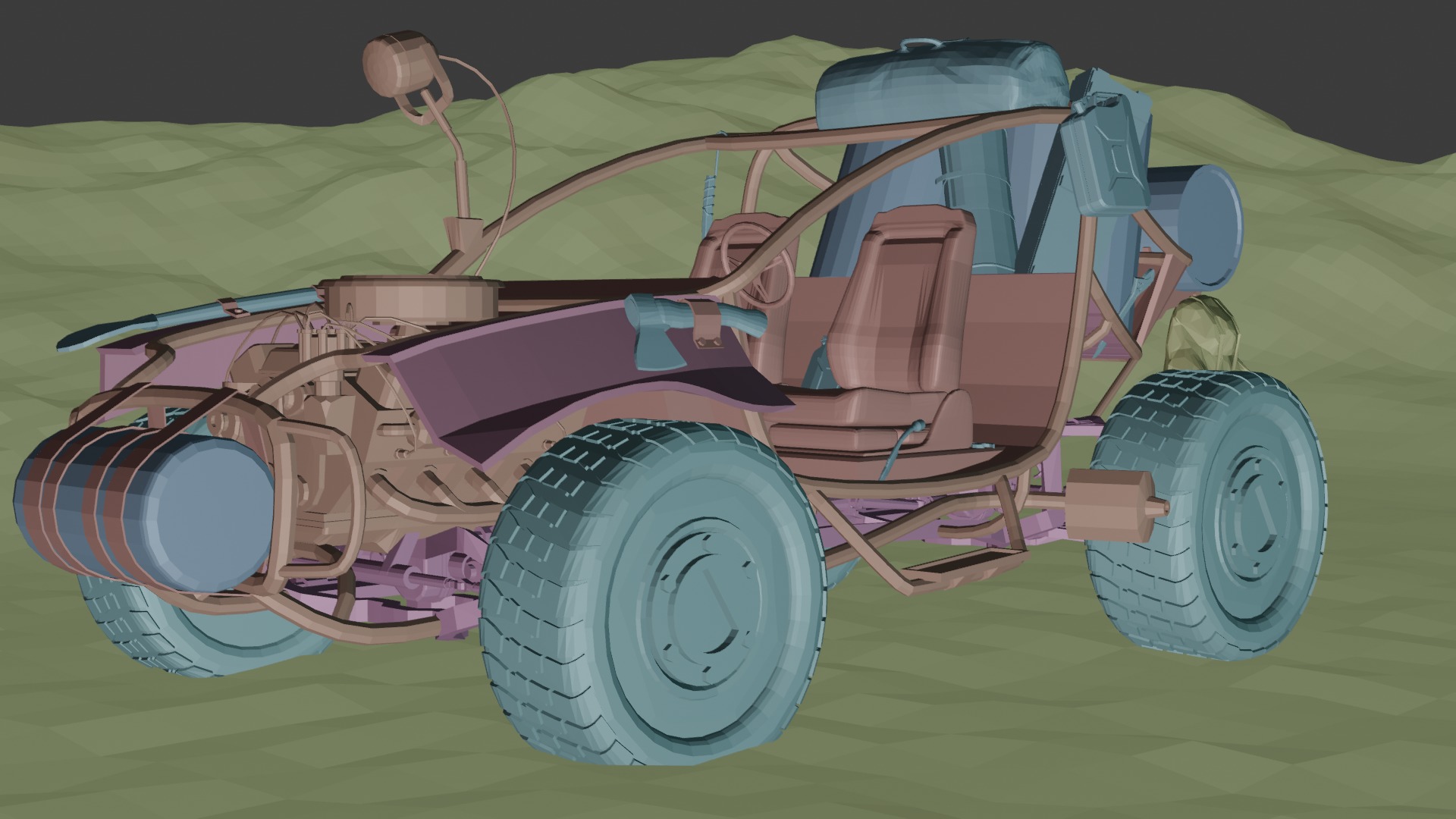 Avatar of MKoegler3D Post apocalyptic Vehicle 3D model_68