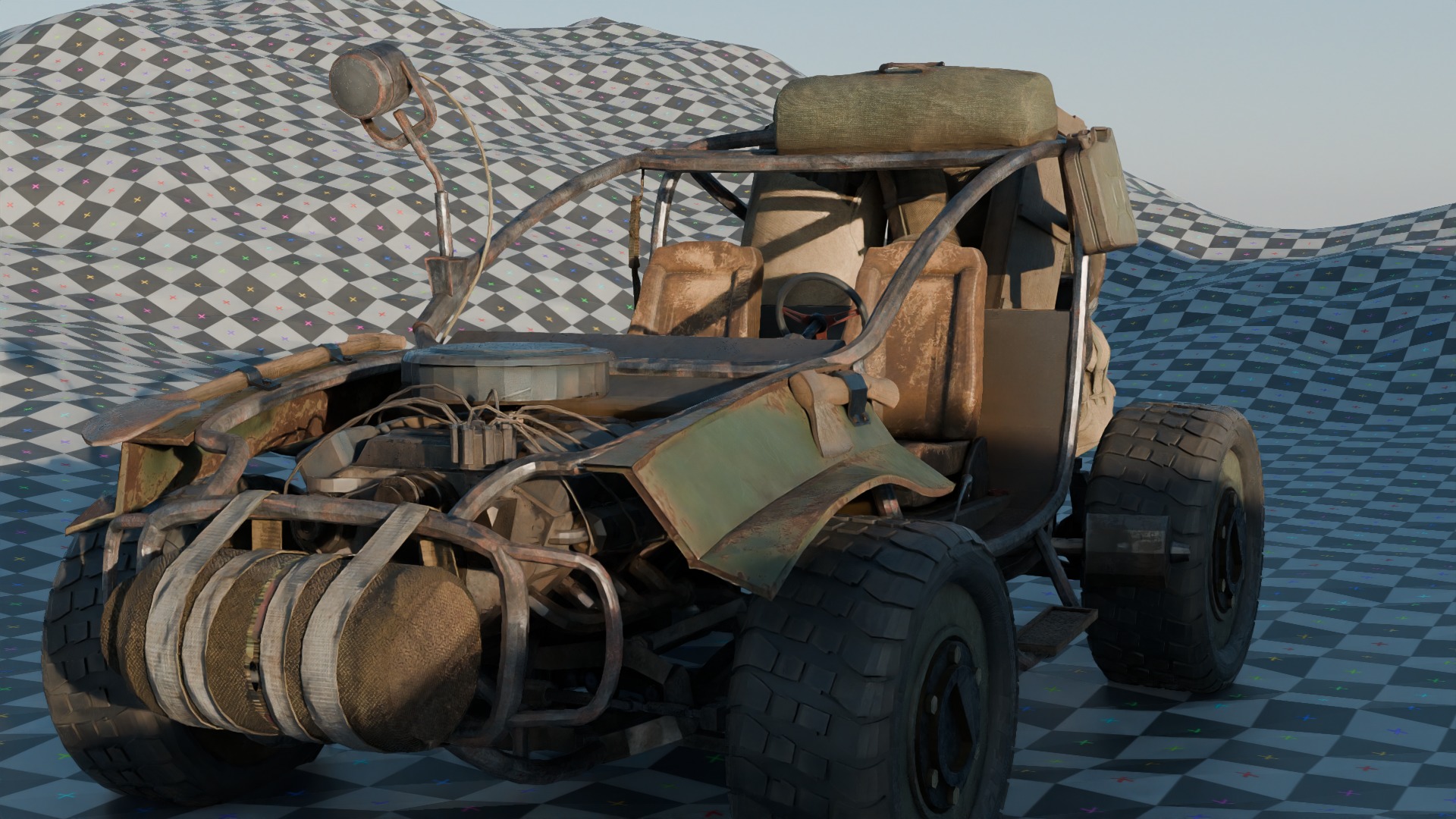 Avatar of MKoegler3D Post apocalyptic Vehicle 3D model_39