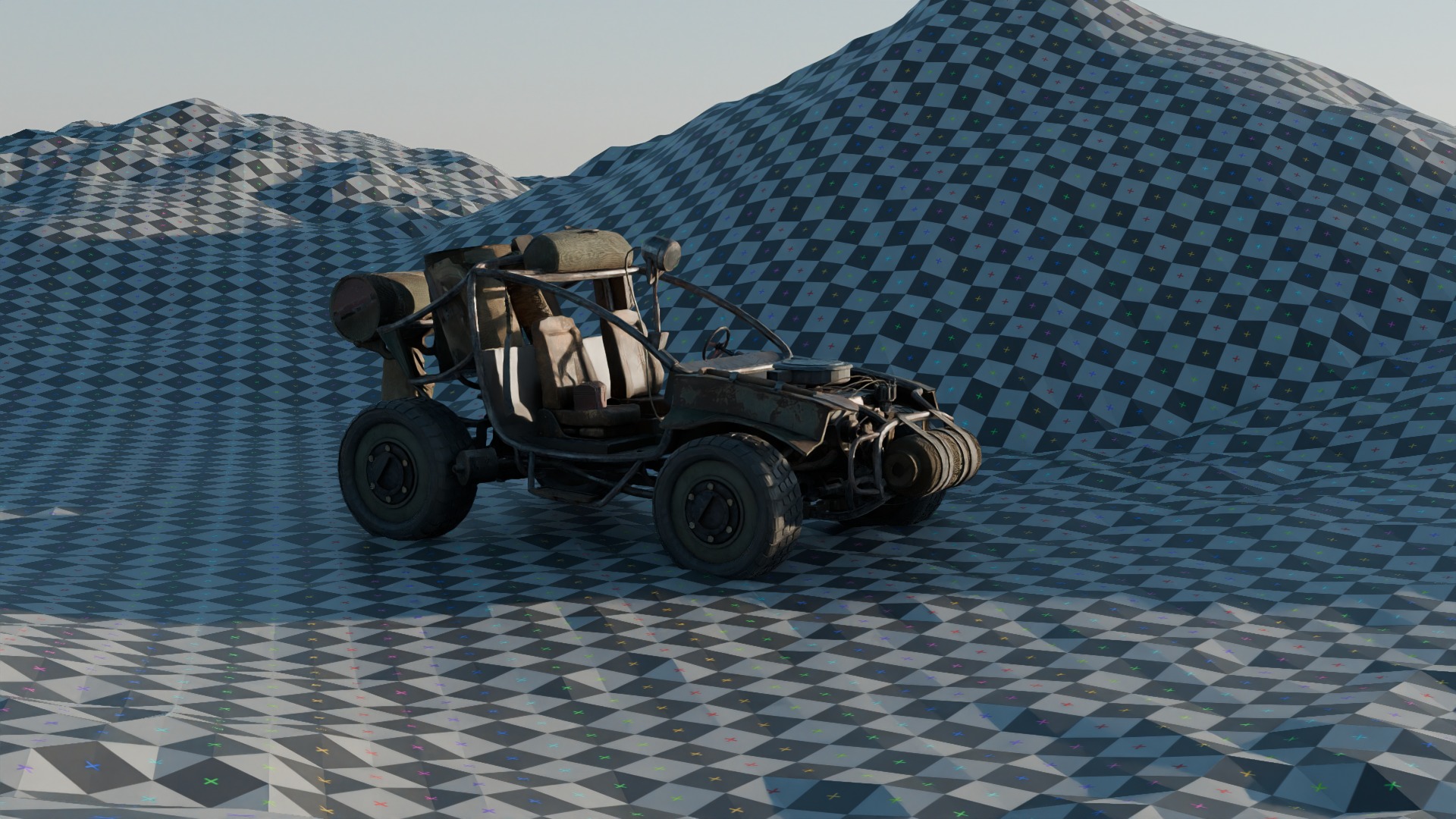 Avatar of MKoegler3D Post apocalyptic Vehicle 3D model_37