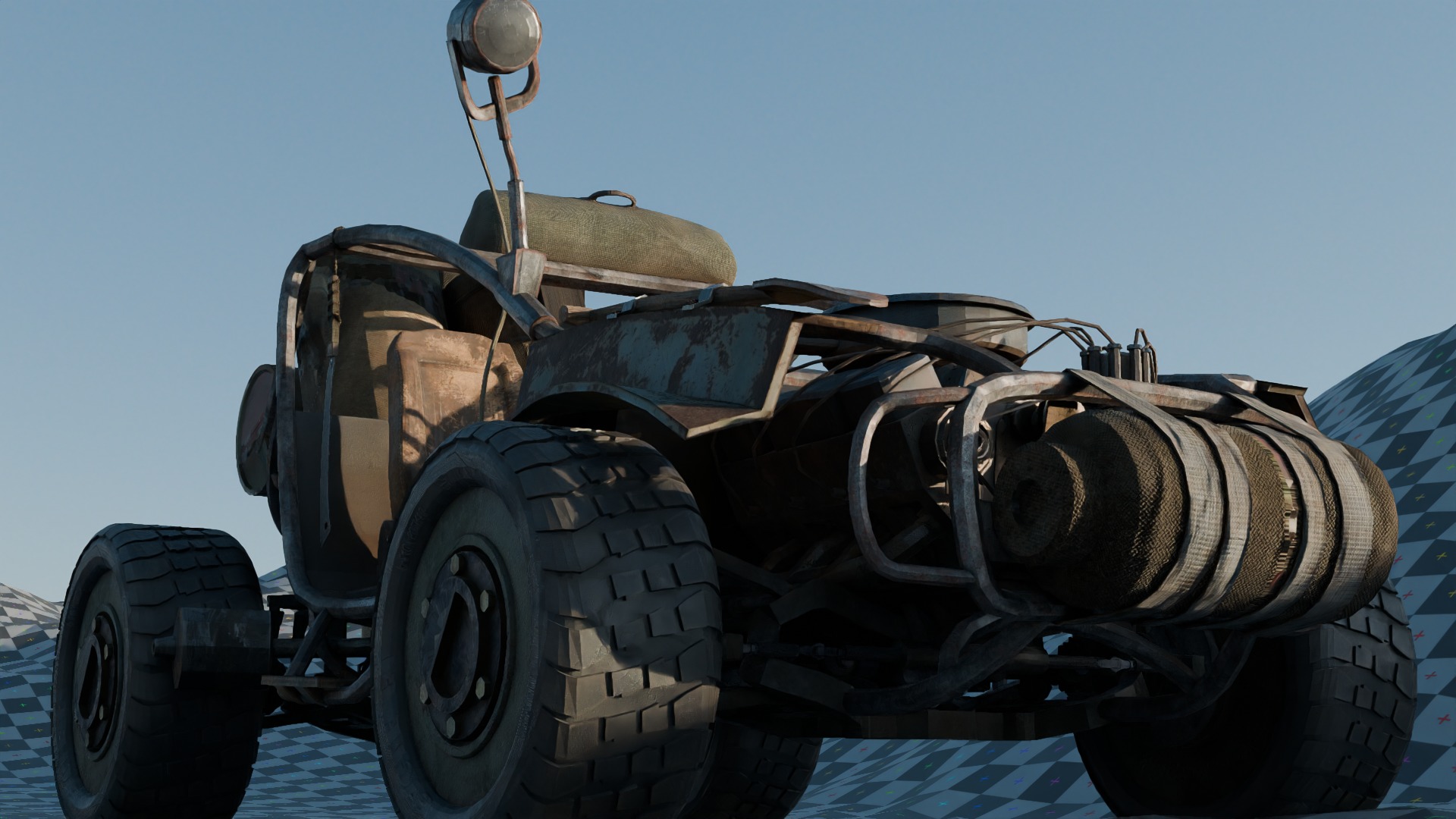 Avatar of MKoegler3D Post apocalyptic Vehicle 3D model_20