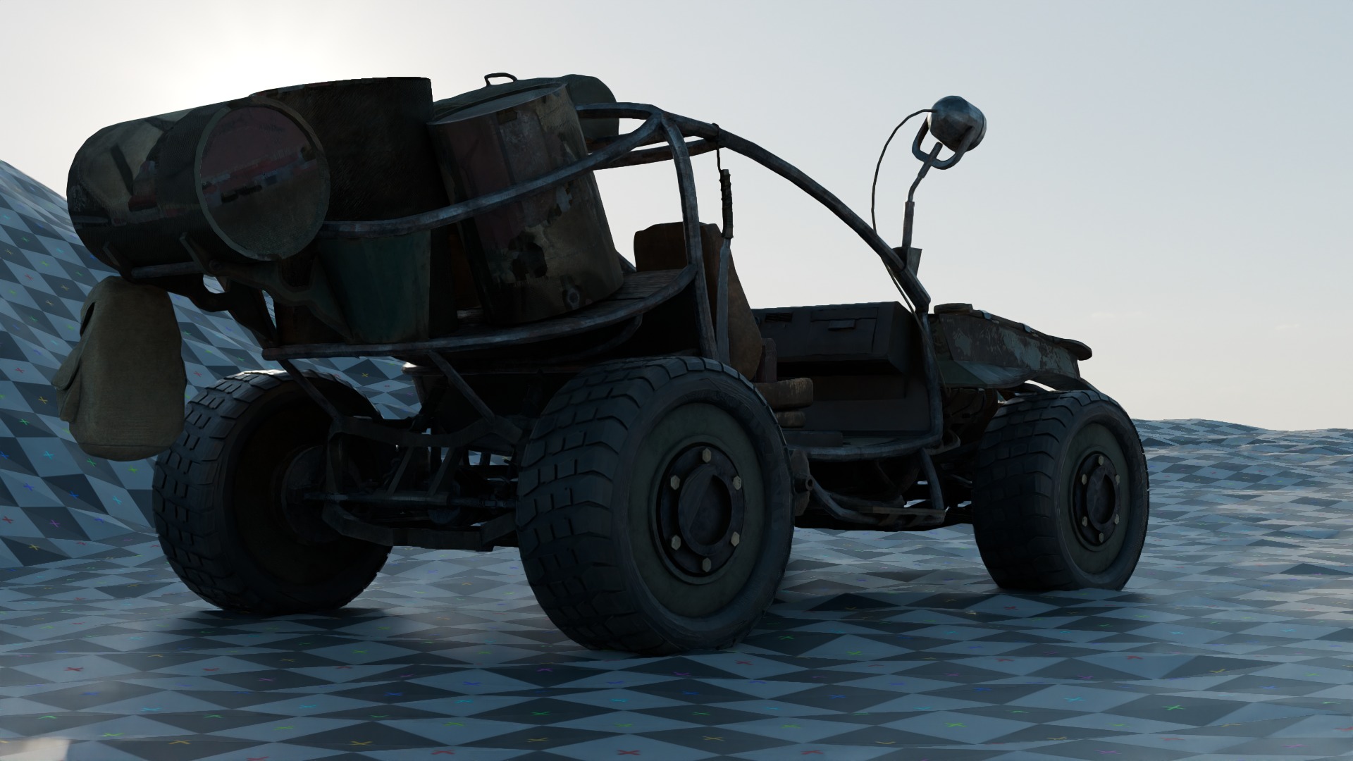 Avatar of MKoegler3D Post apocalyptic Vehicle 3D model_28