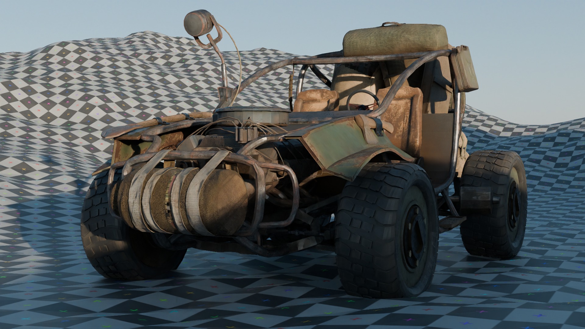 Avatar of MKoegler3D Post apocalyptic Vehicle 3D model_55