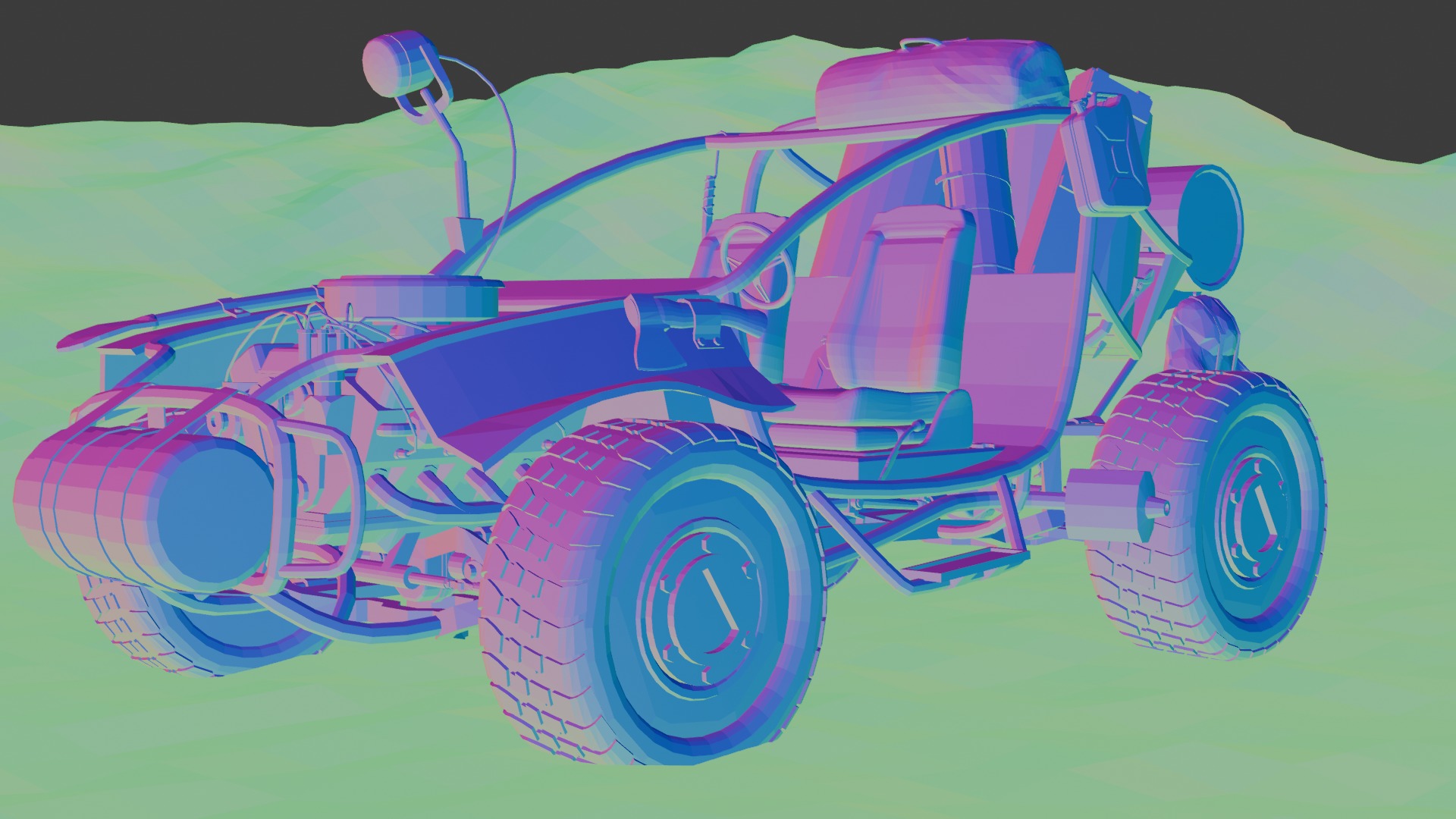 Avatar of MKoegler3D Post apocalyptic Vehicle 3D model_32