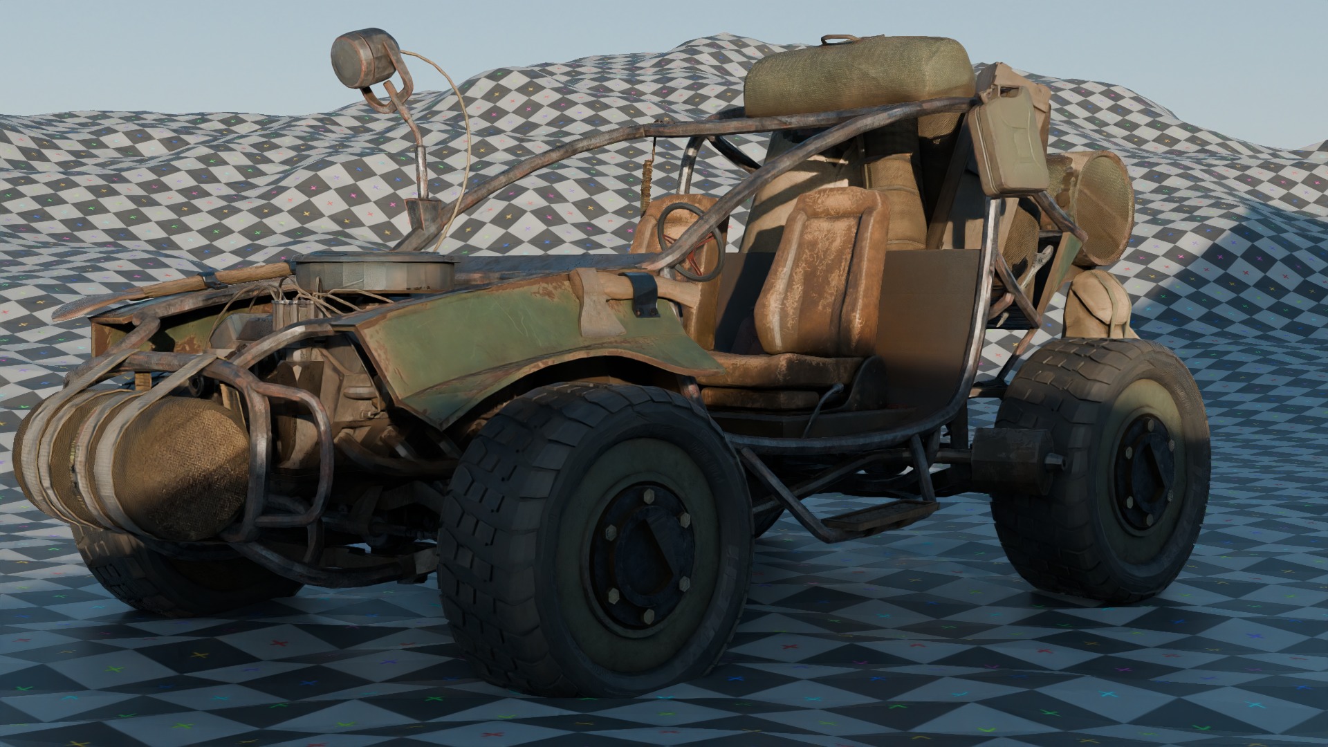 Avatar of MKoegler3D Post apocalyptic Vehicle 3D model_44
