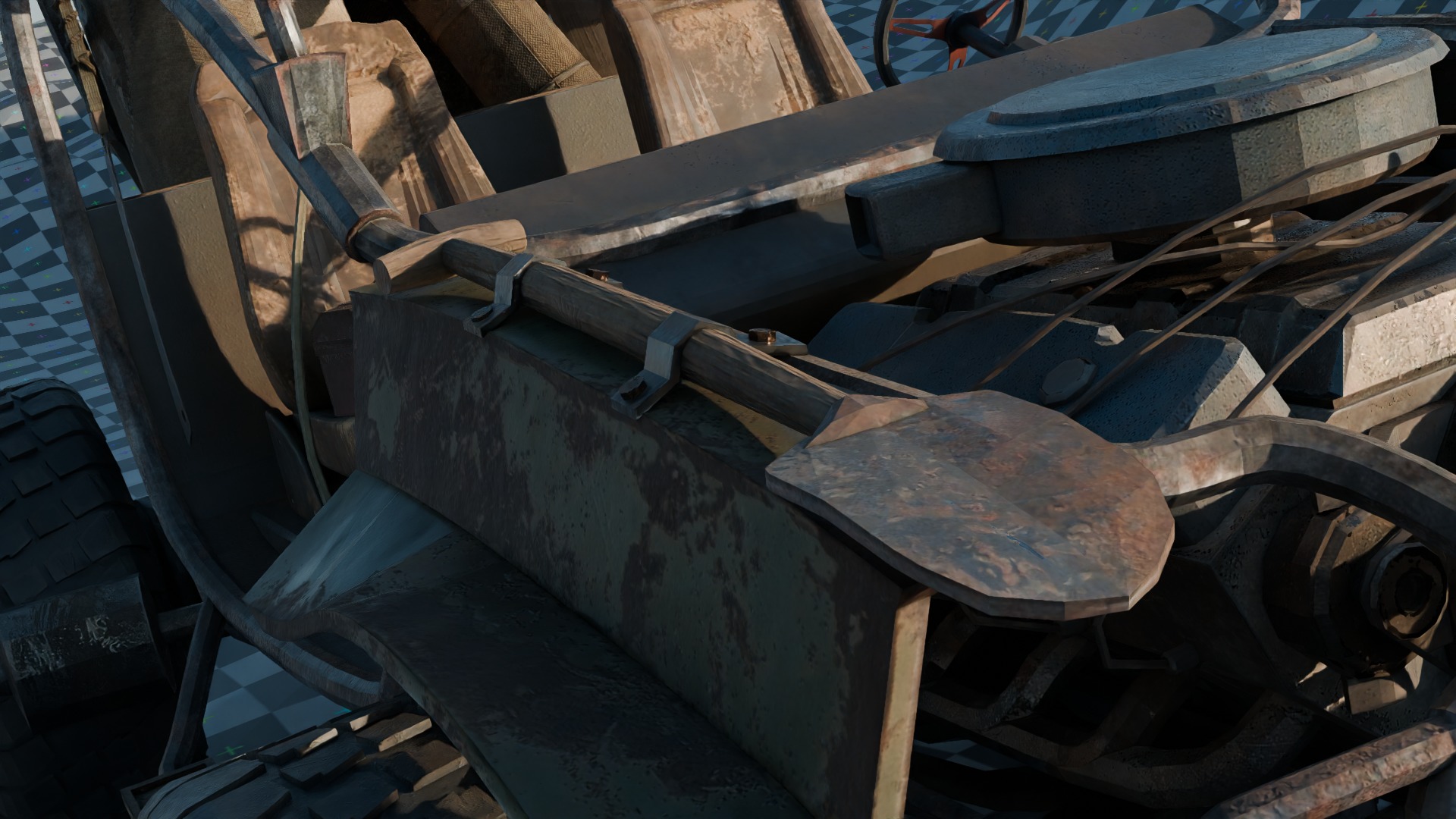 Avatar of MKoegler3D Post apocalyptic Vehicle 3D model_23