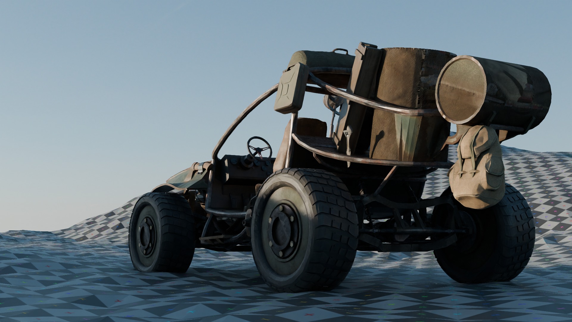 Avatar of MKoegler3D Post apocalyptic Vehicle 3D model_43