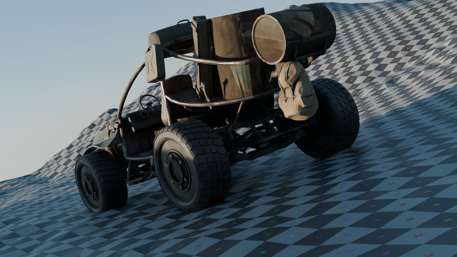 Avatar of MKoegler3D Post apocalyptic Vehicle 3D model_56