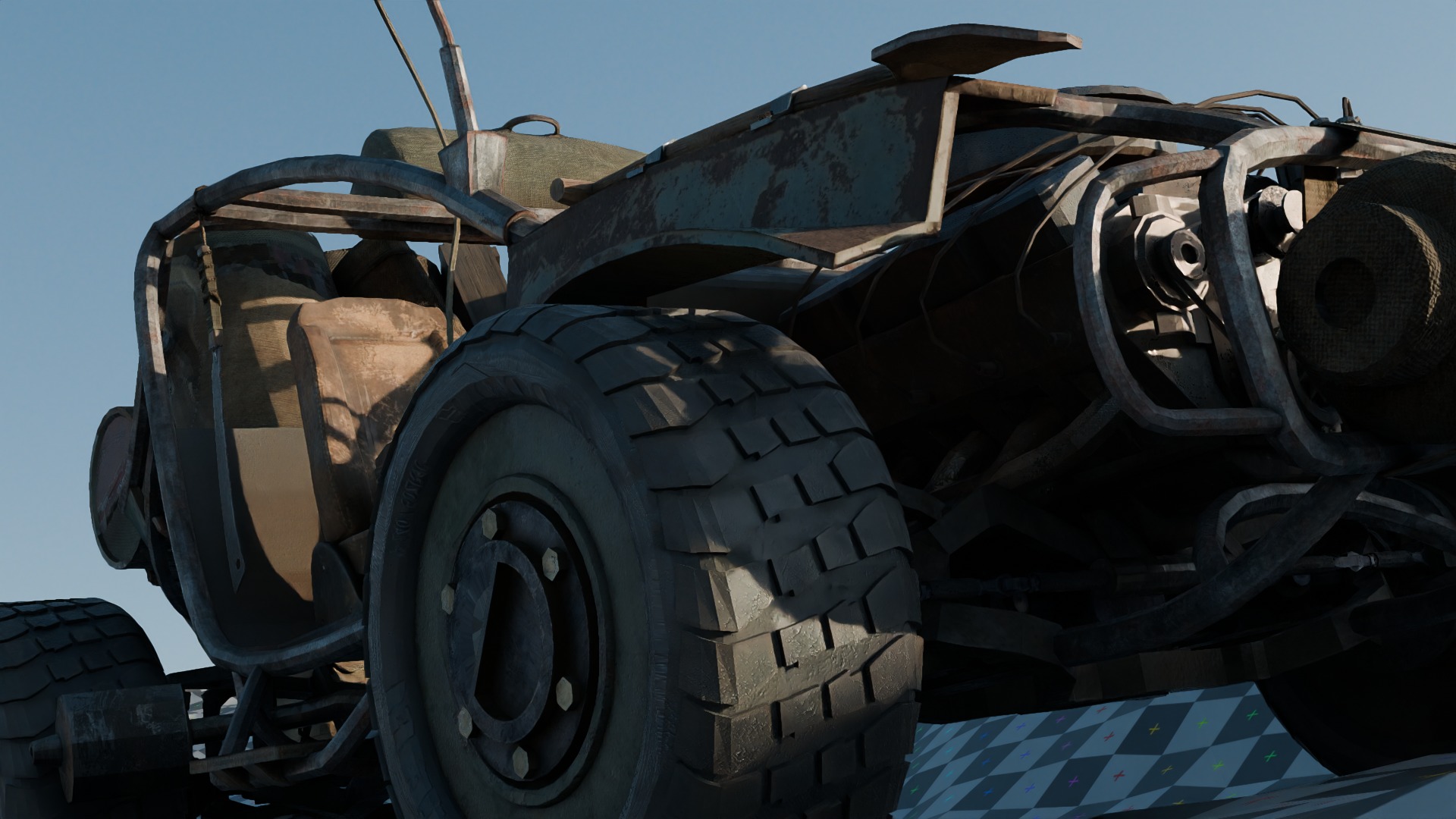 Avatar of MKoegler3D Post apocalyptic Vehicle 3D model_61