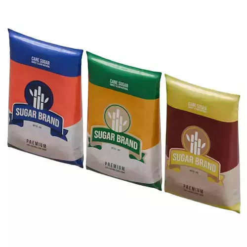 sugar packaging 3d design element 3D model