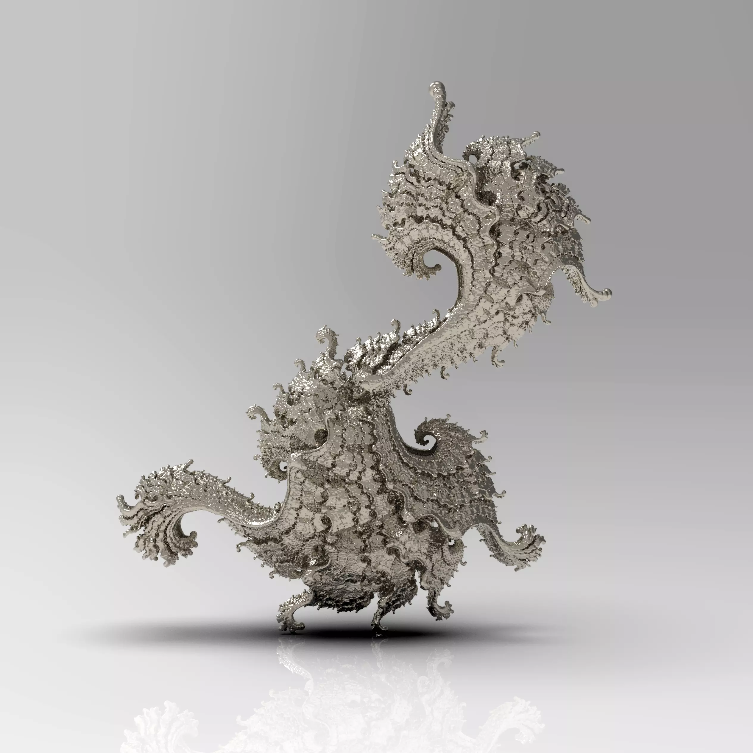 Fractal Kleinian  3D print model_0
