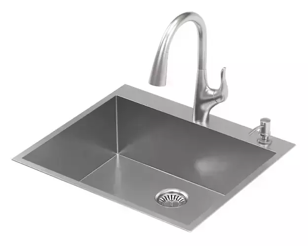 KRAUS kitchen sink 3D model