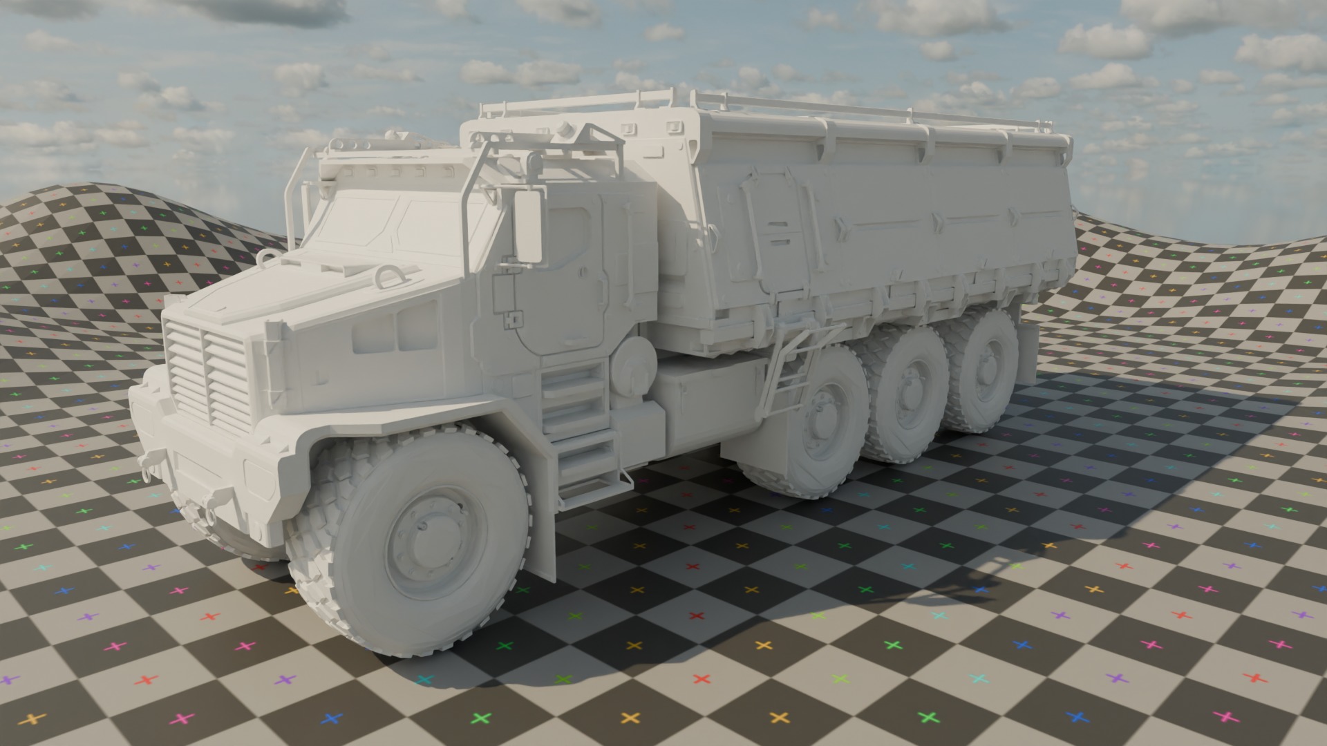 Armored Truck 3D model_11
