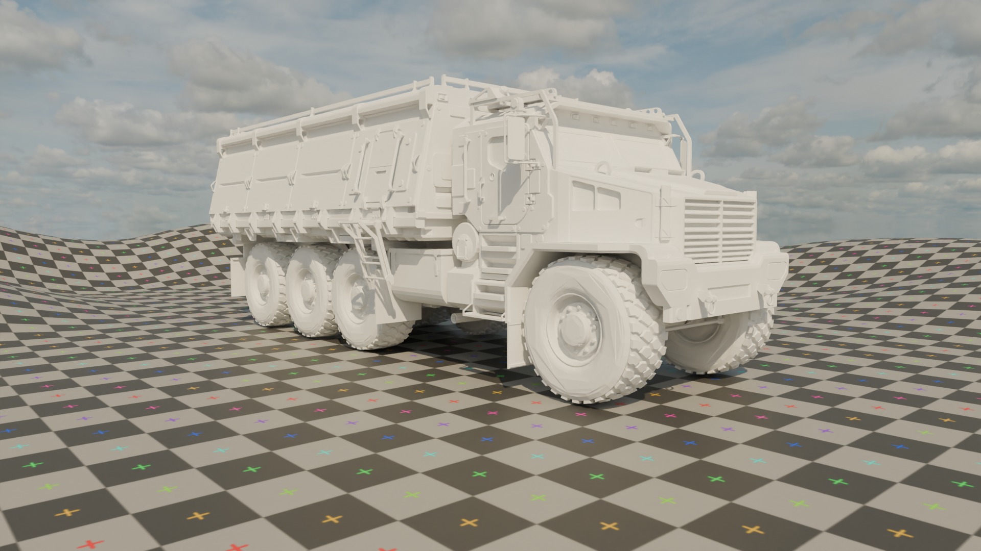Armored Truck 3D model_2