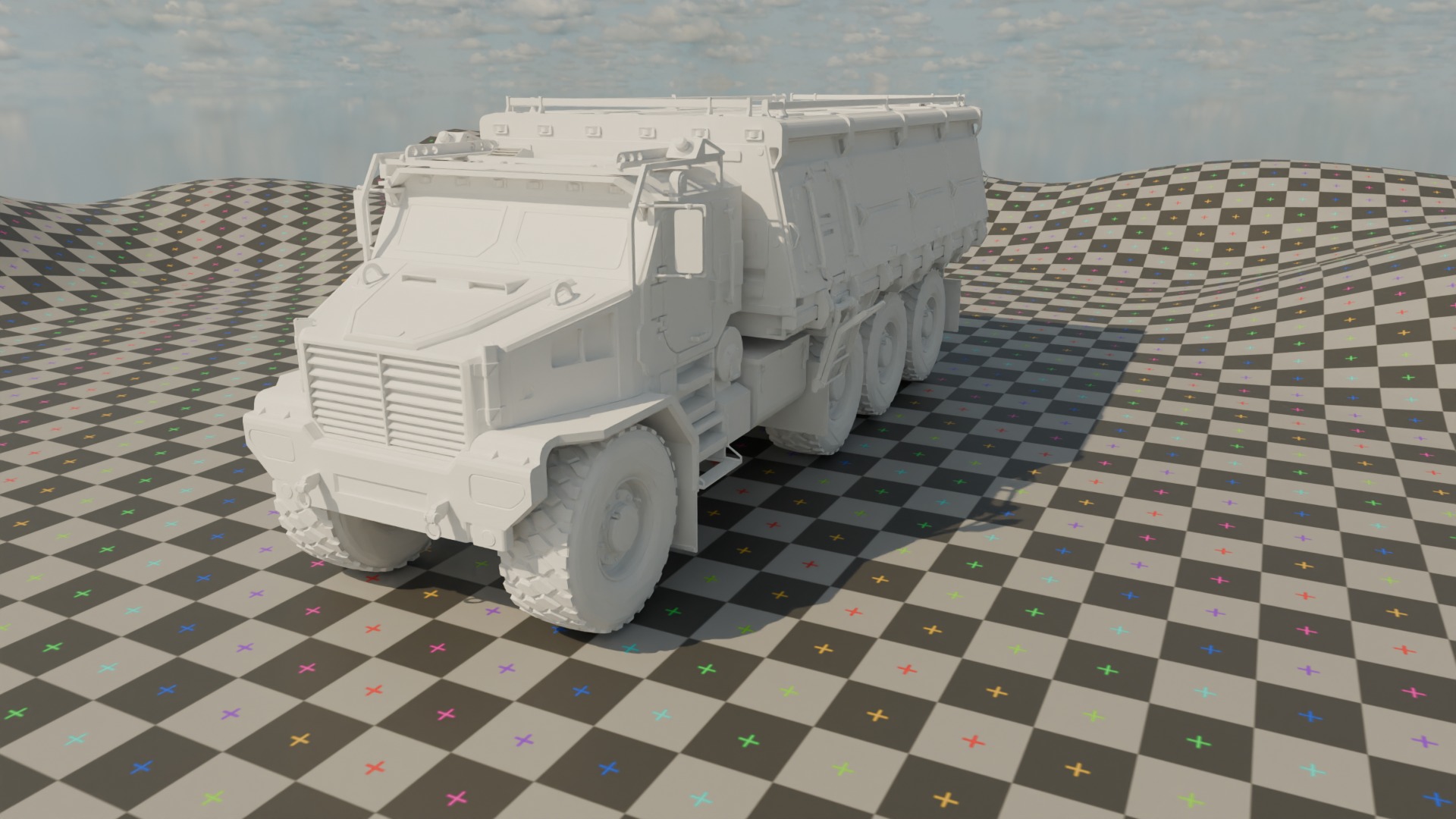 Armored Truck 3D model_10