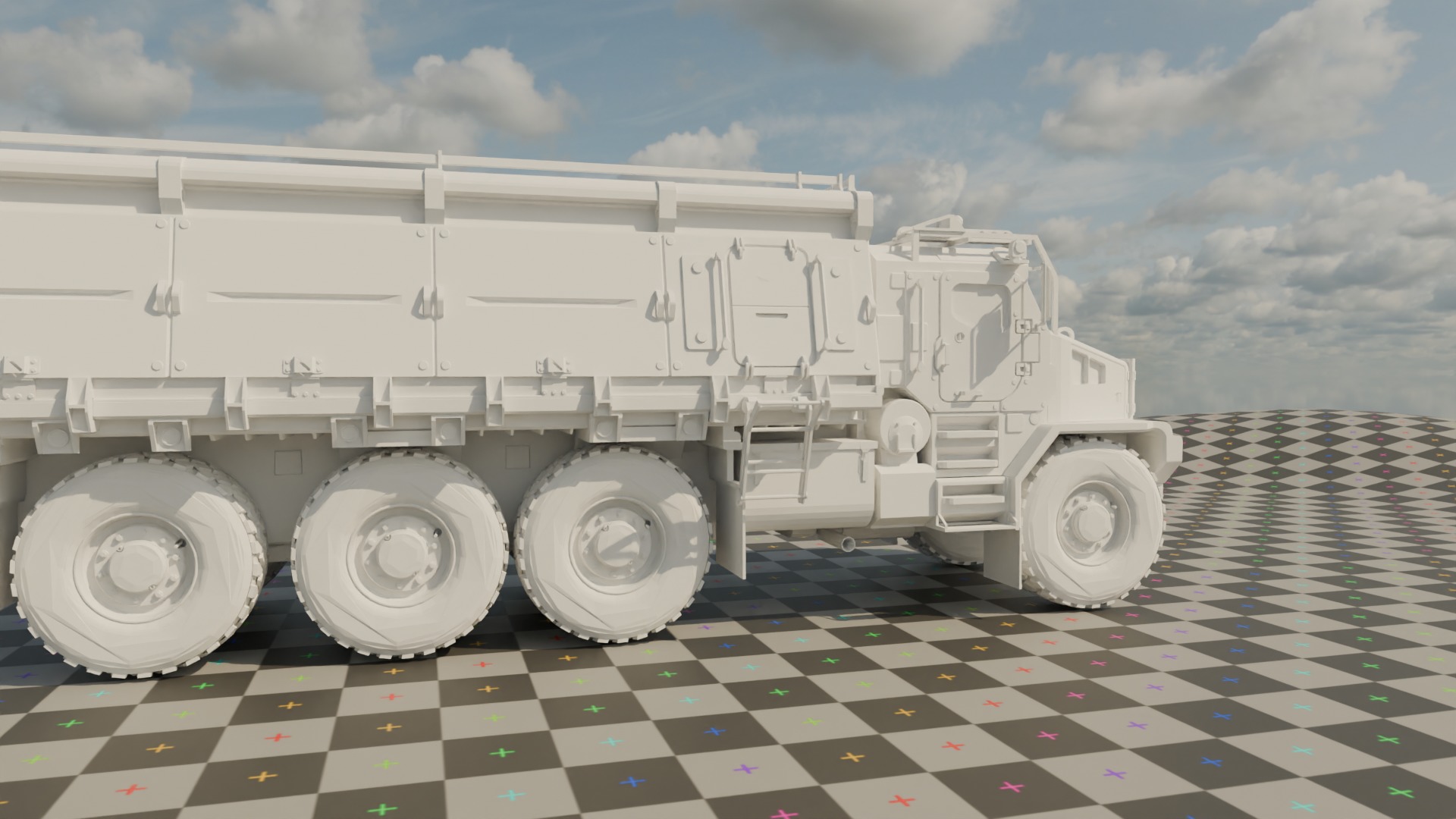 Armored Truck 3D model_3