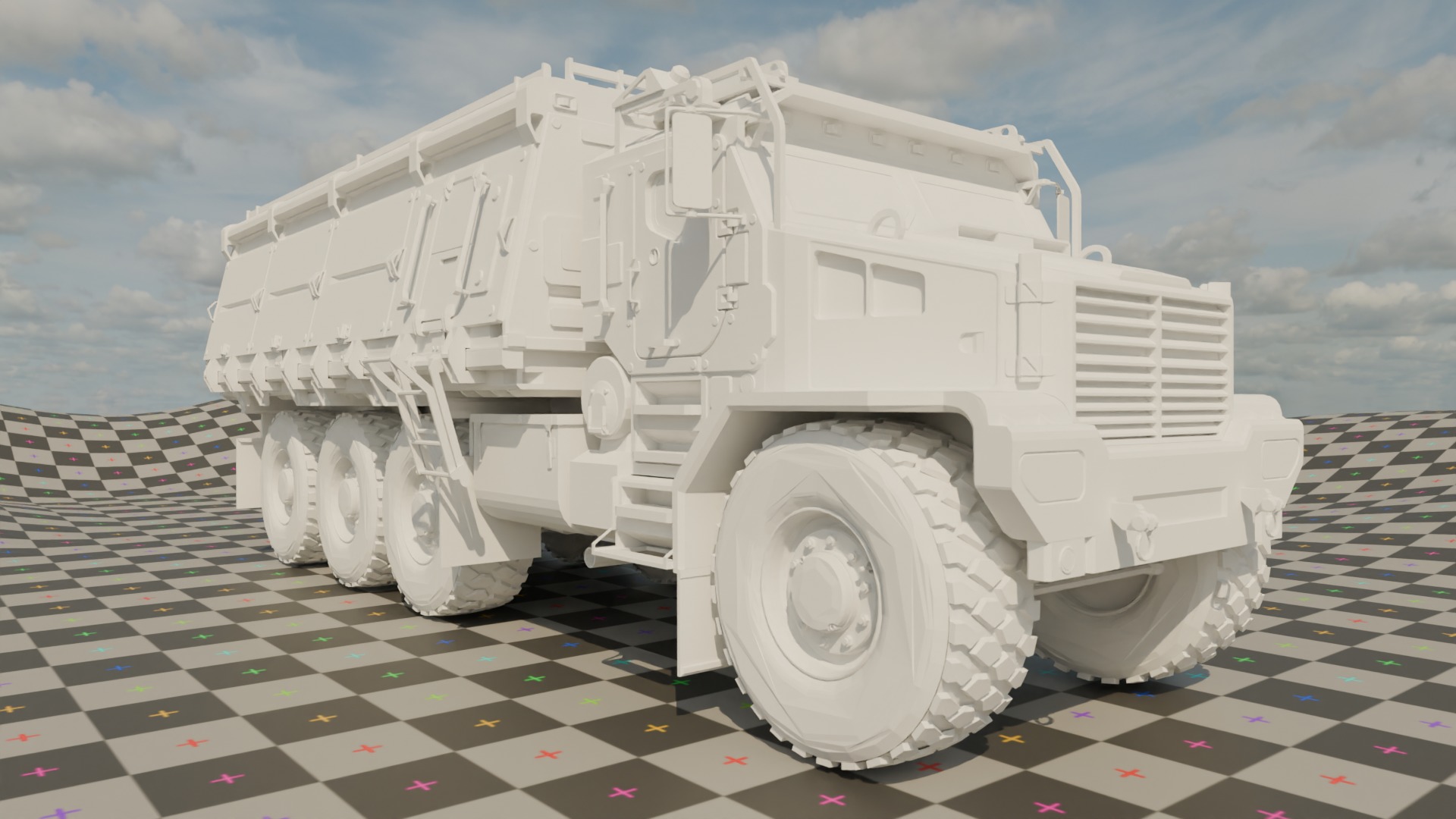 Armored Truck 3D model_16