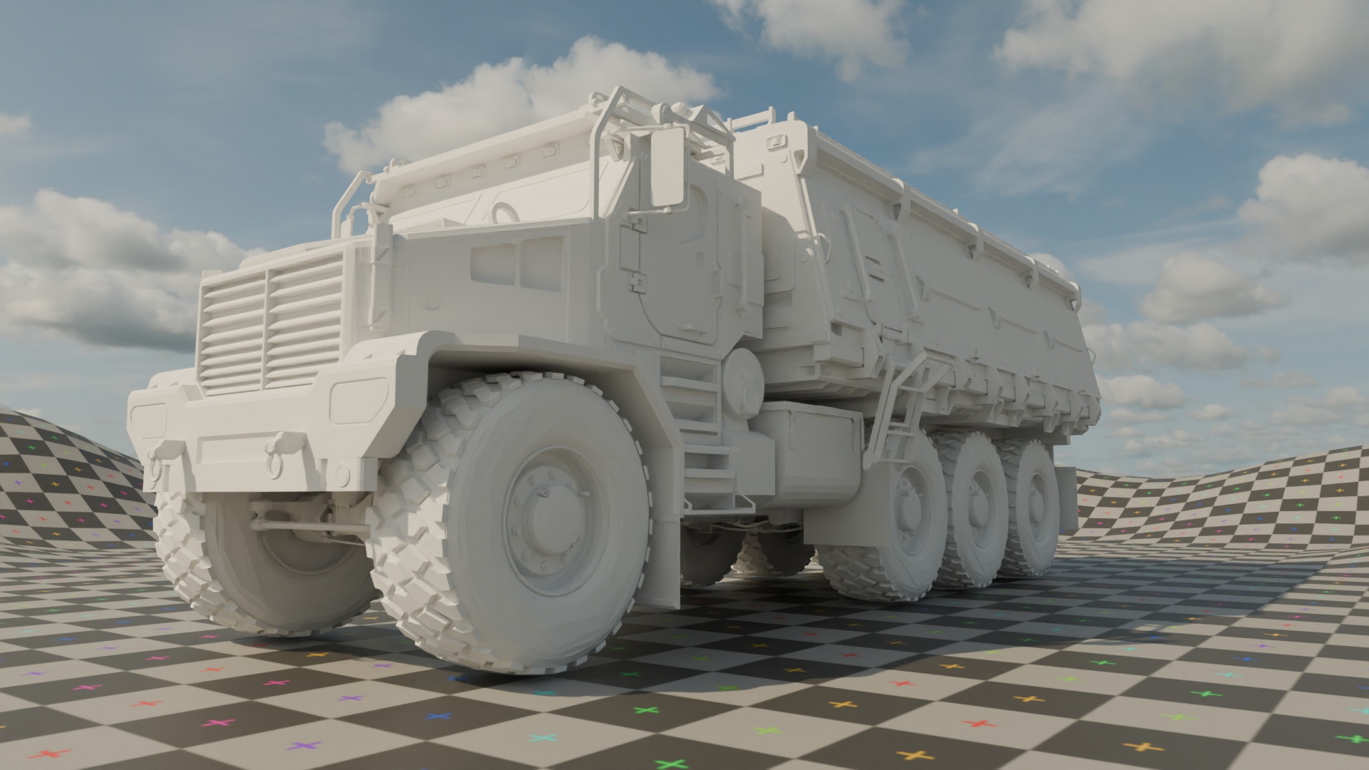 Armored Truck 3D model_8