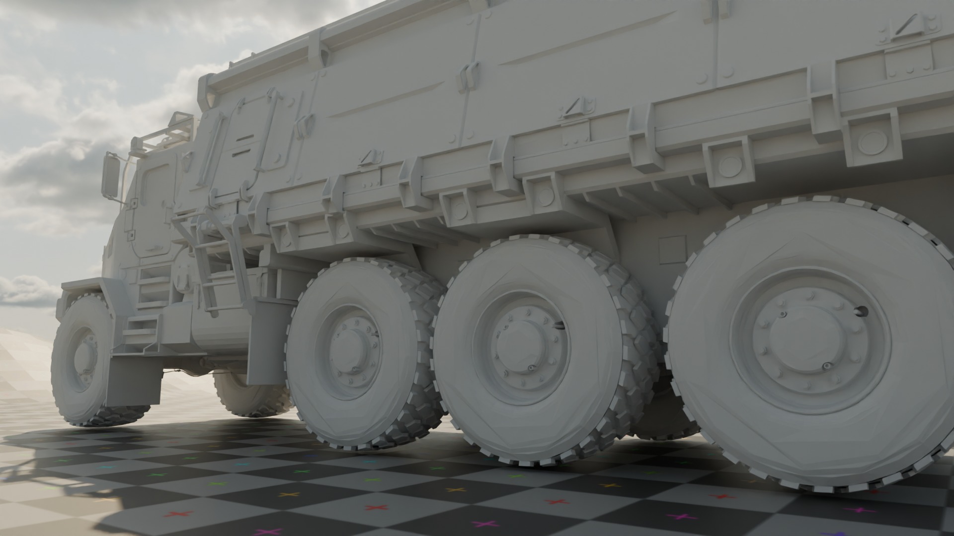 Armored Truck 3D model_7