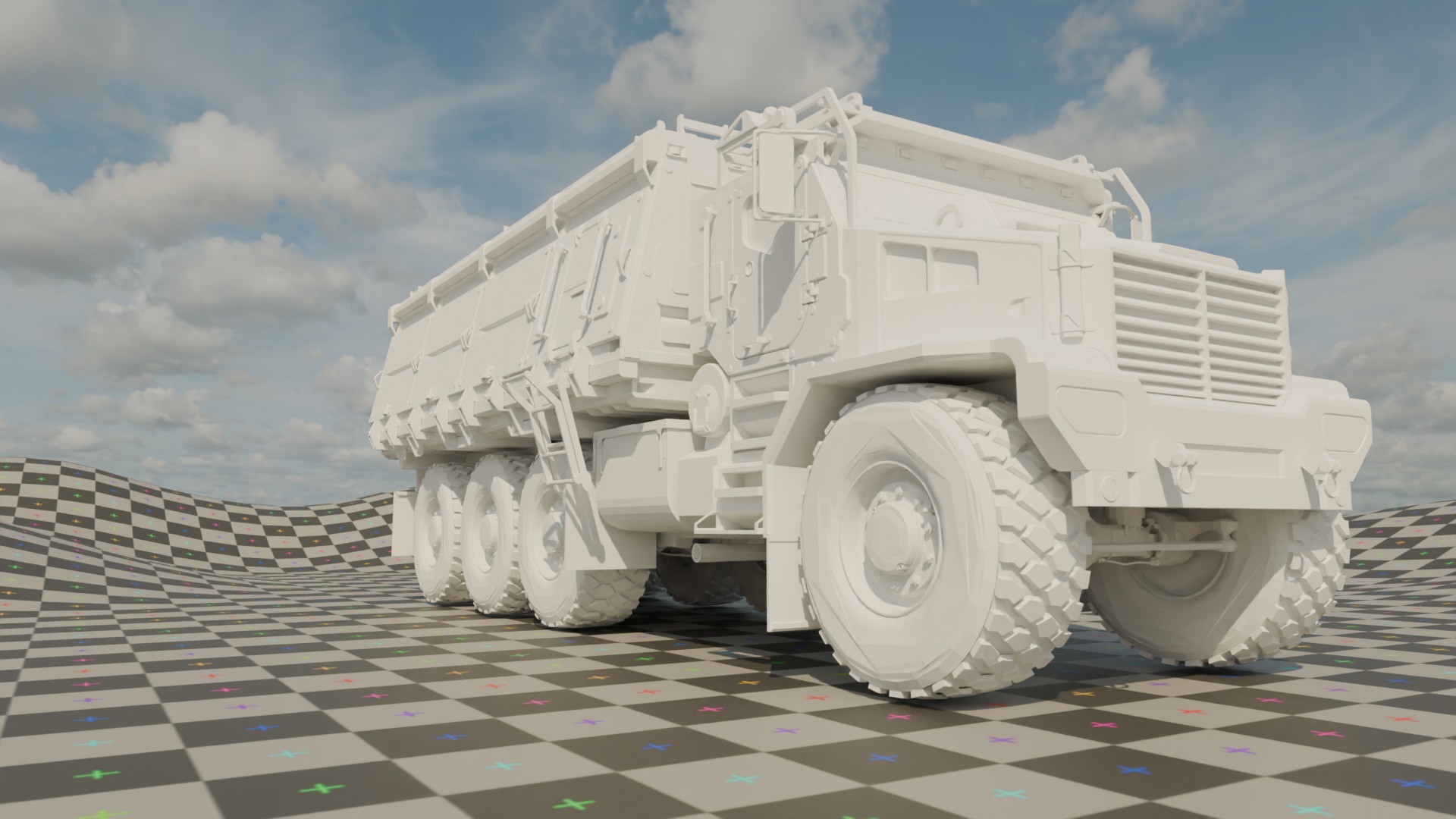 Armored Truck 3D model_40
