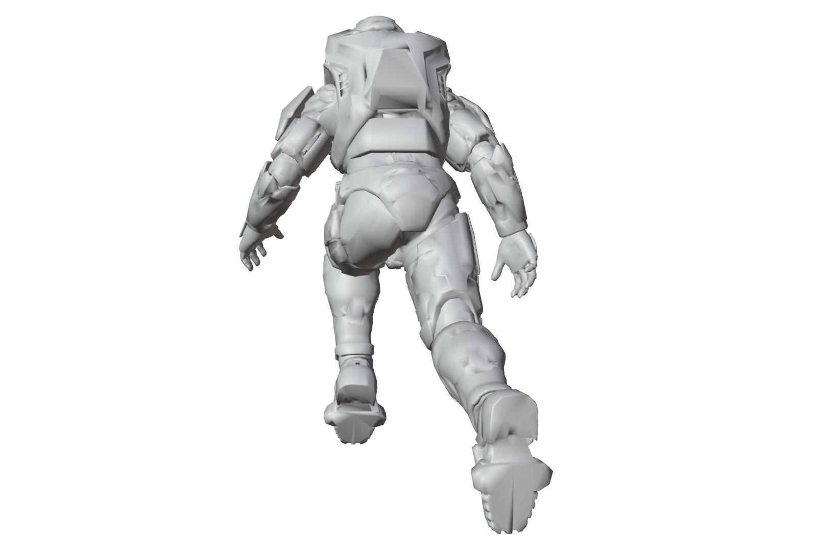 Halo-Spartan MK 3D model_3