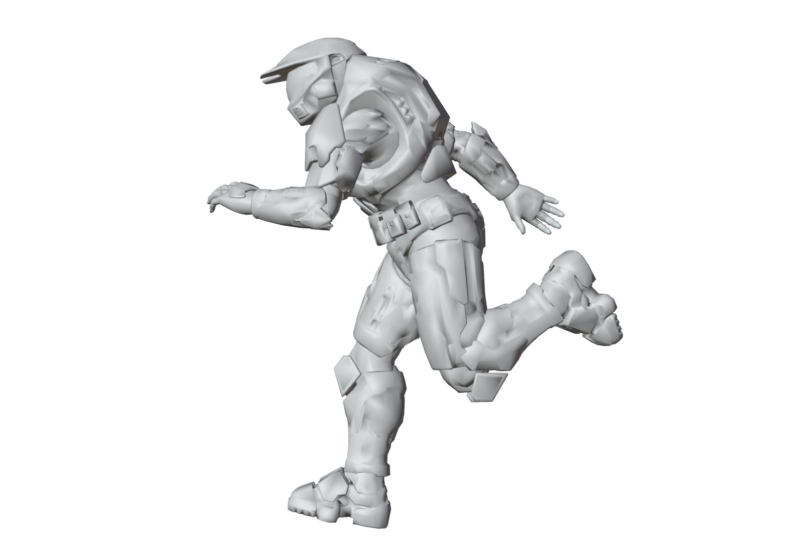 Halo-Spartan MK 3D model_5