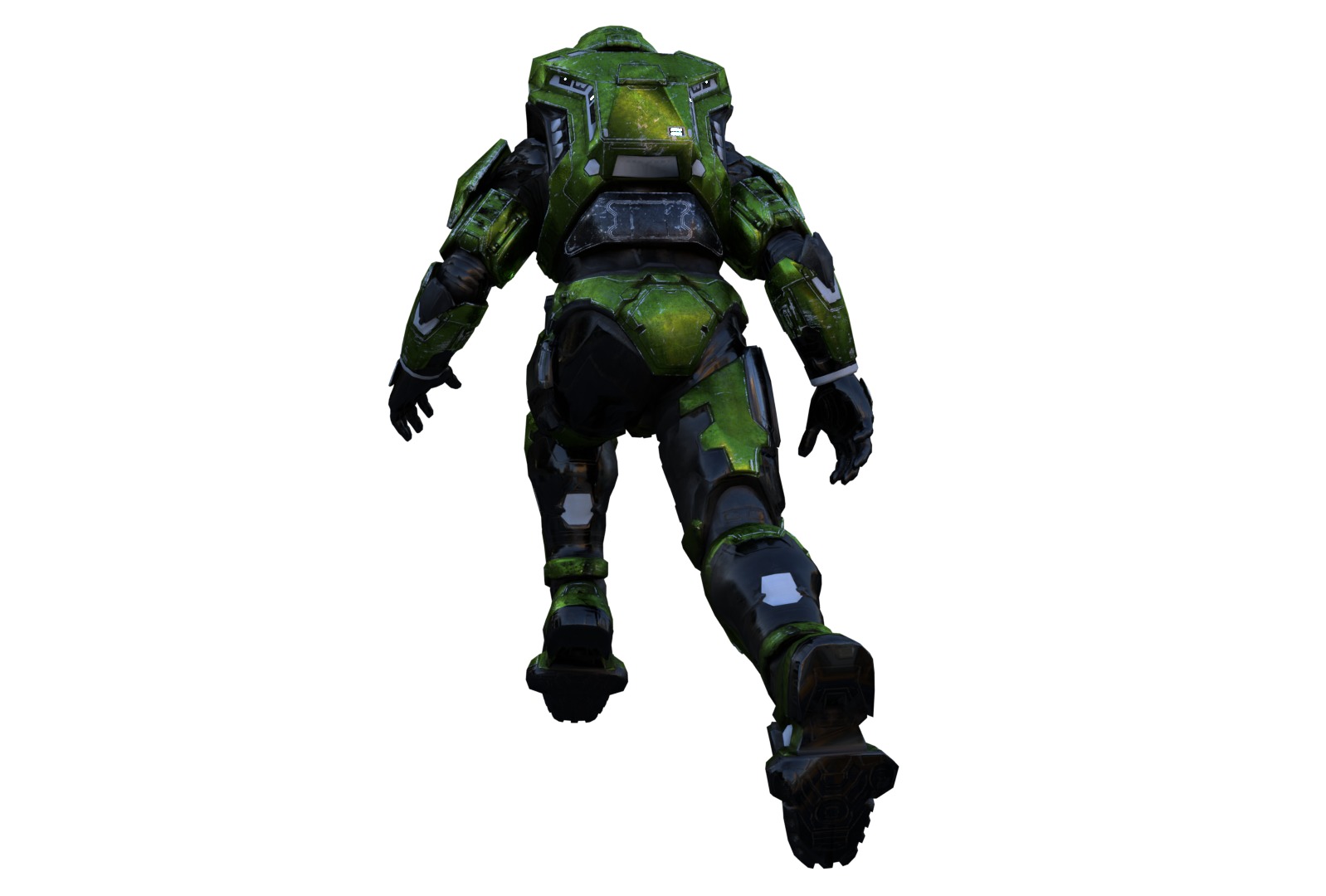 Halo-Spartan MK 3D model_2