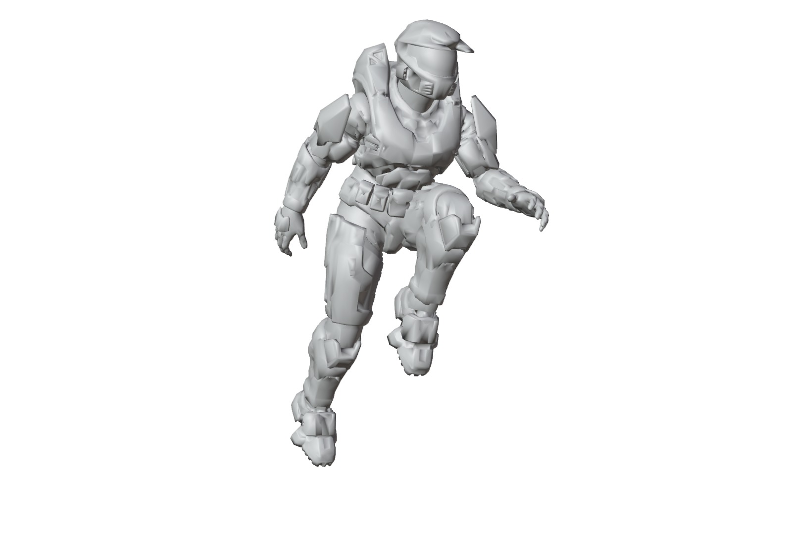 Halo-Spartan MK 3D model_1