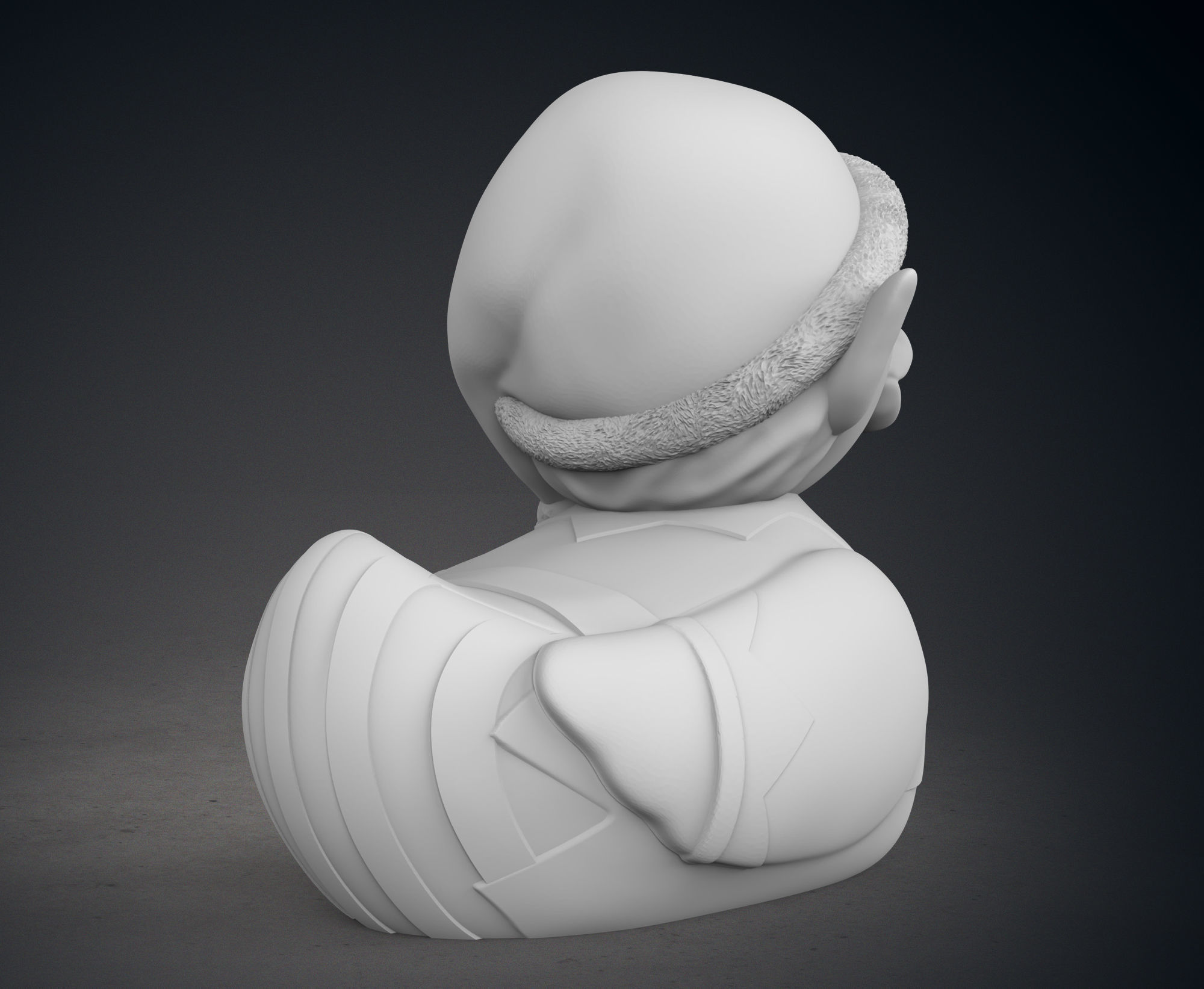 Cute Santas Elf Rubber Duck 3D print model_7